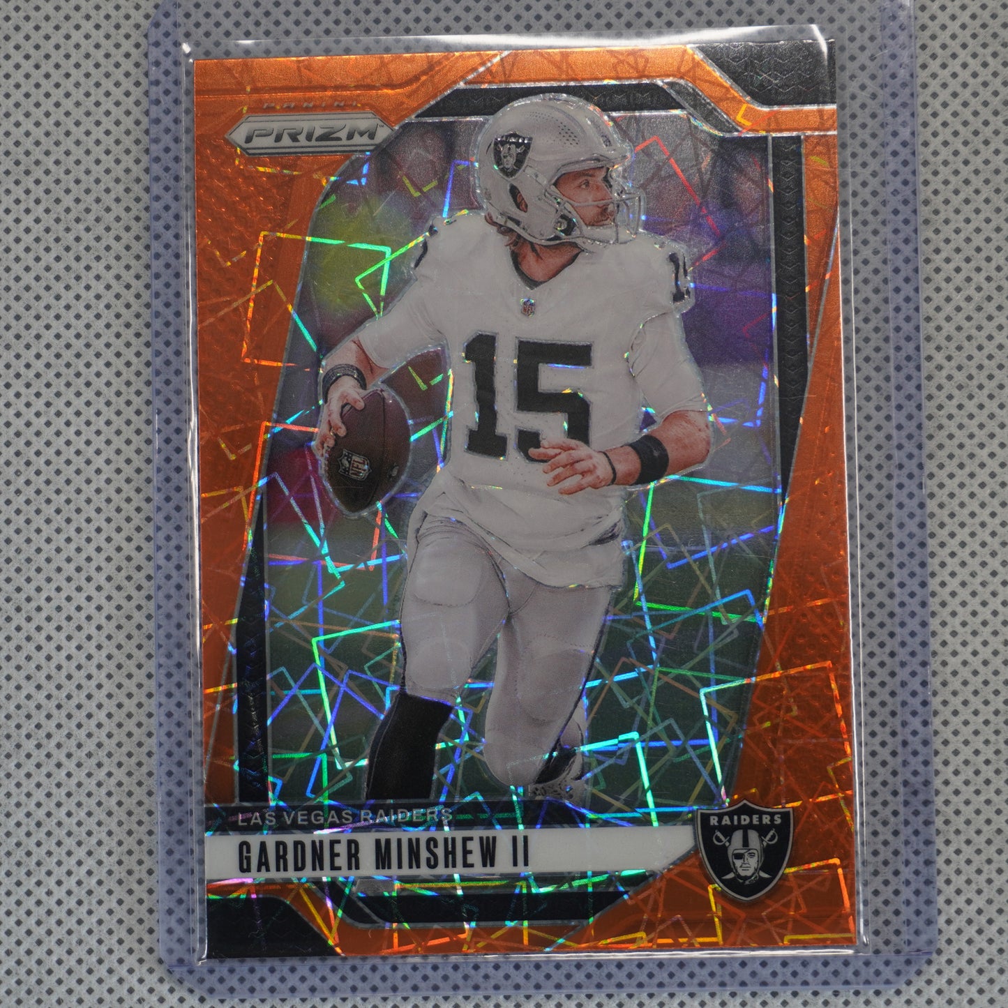 2024 Panini Prizm #148 Gardner Minshew II Lazer Las Vegas Raiders