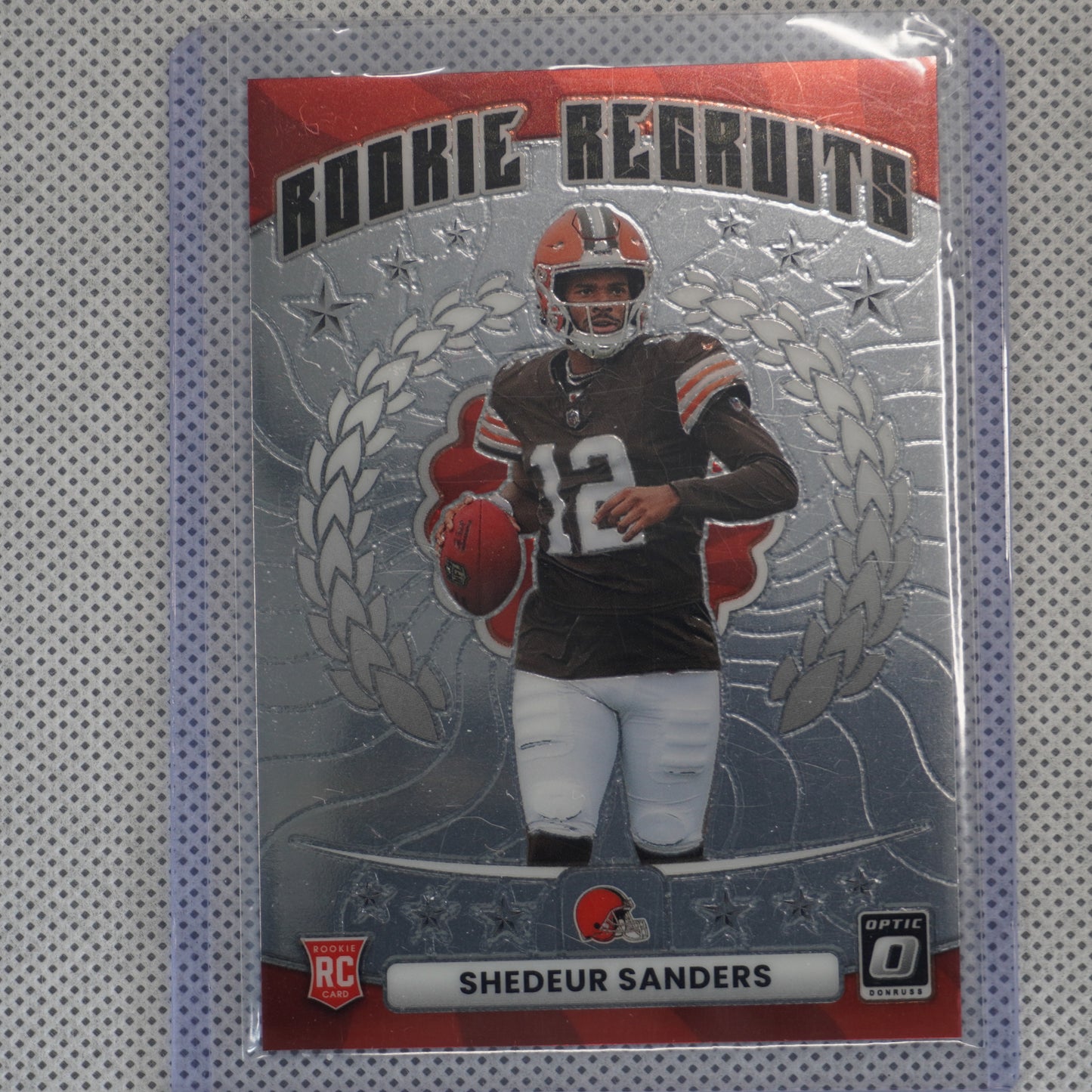 2025 Donruss Optic #20 Shedeur Sanders Rookie Recruits Cleveland Browns