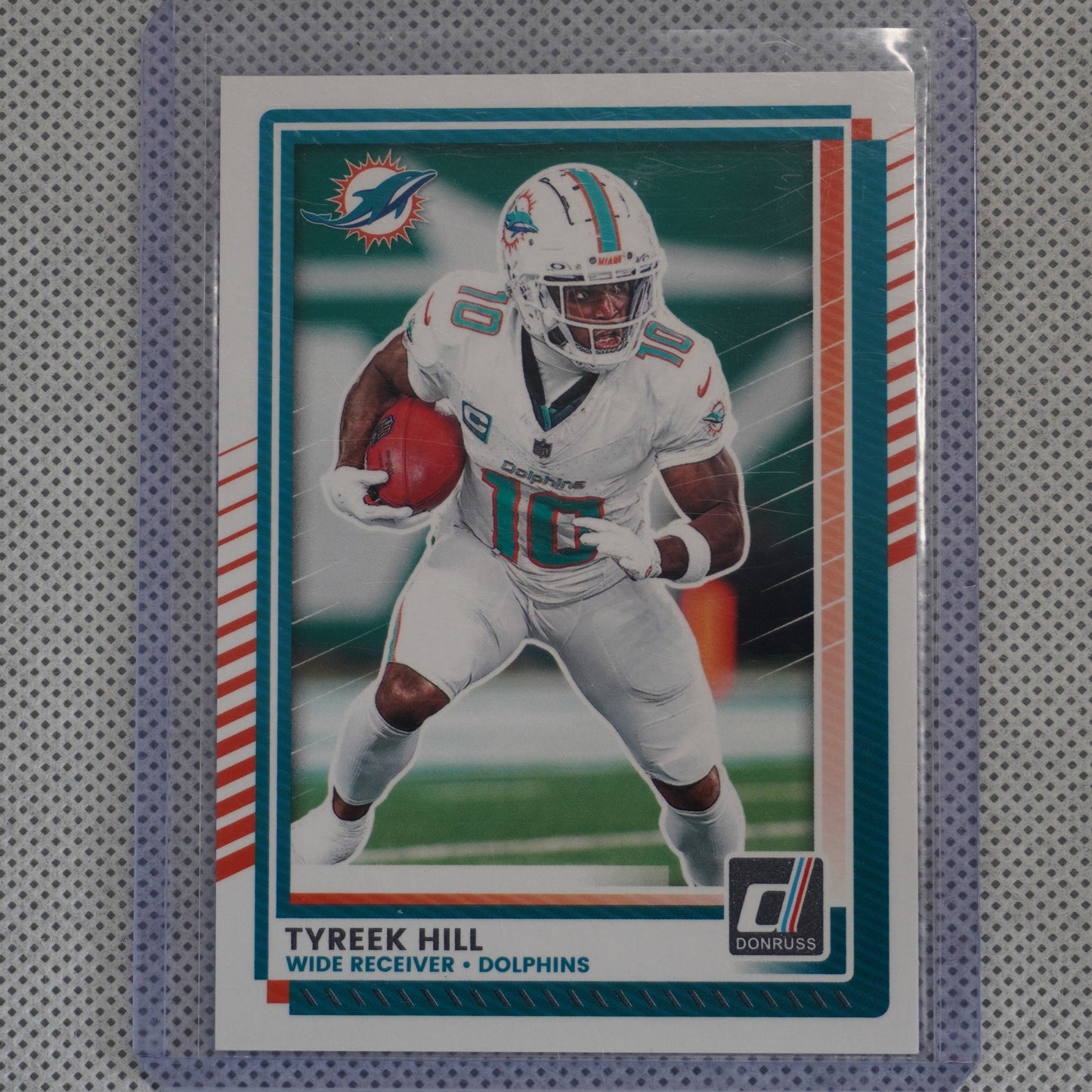 2025 Donruss #221 Tyreek Hill Aqueous Test Miami Dolphins