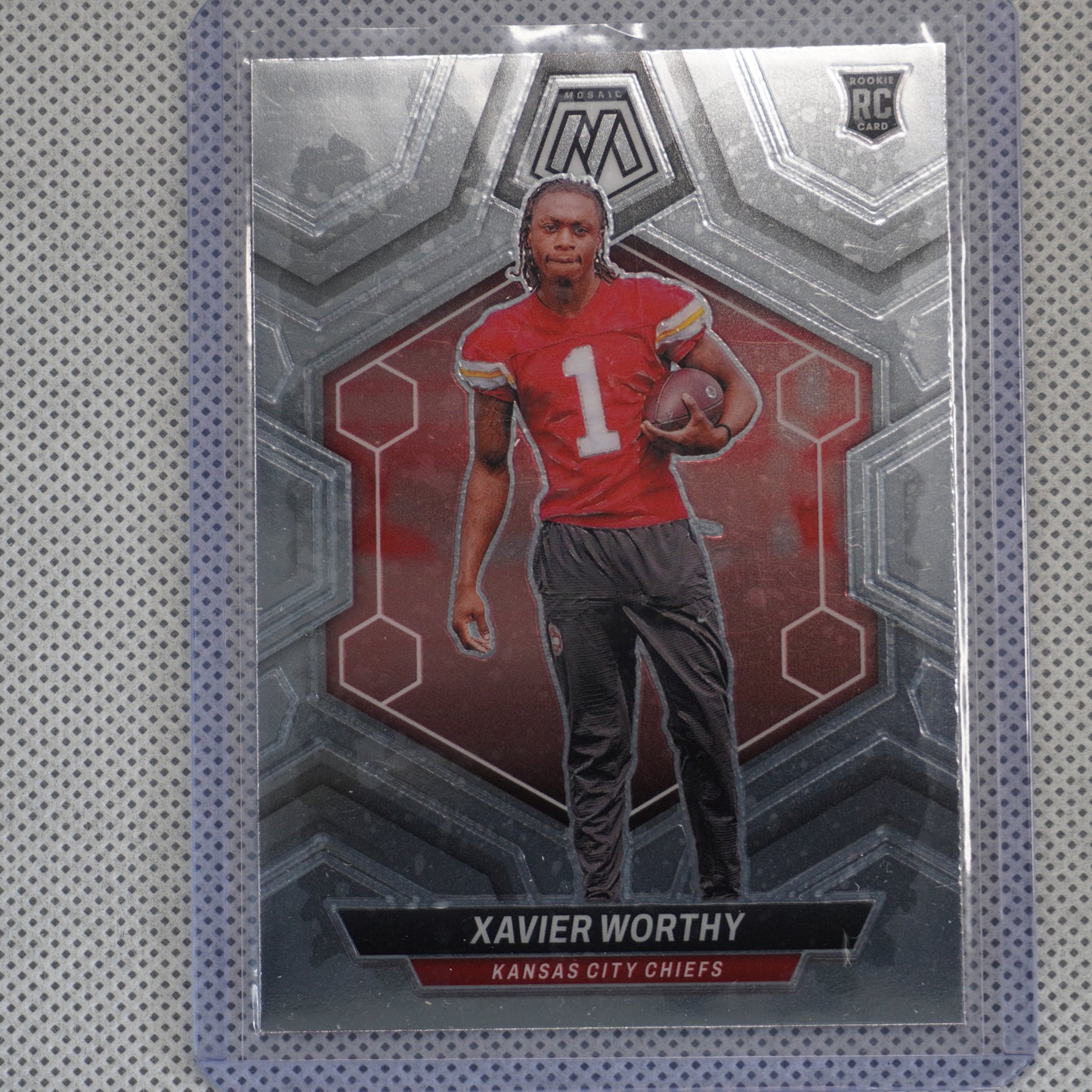 2024 Panini Mosaic #328 Xavier Worthy Kansas City Chiefs RC