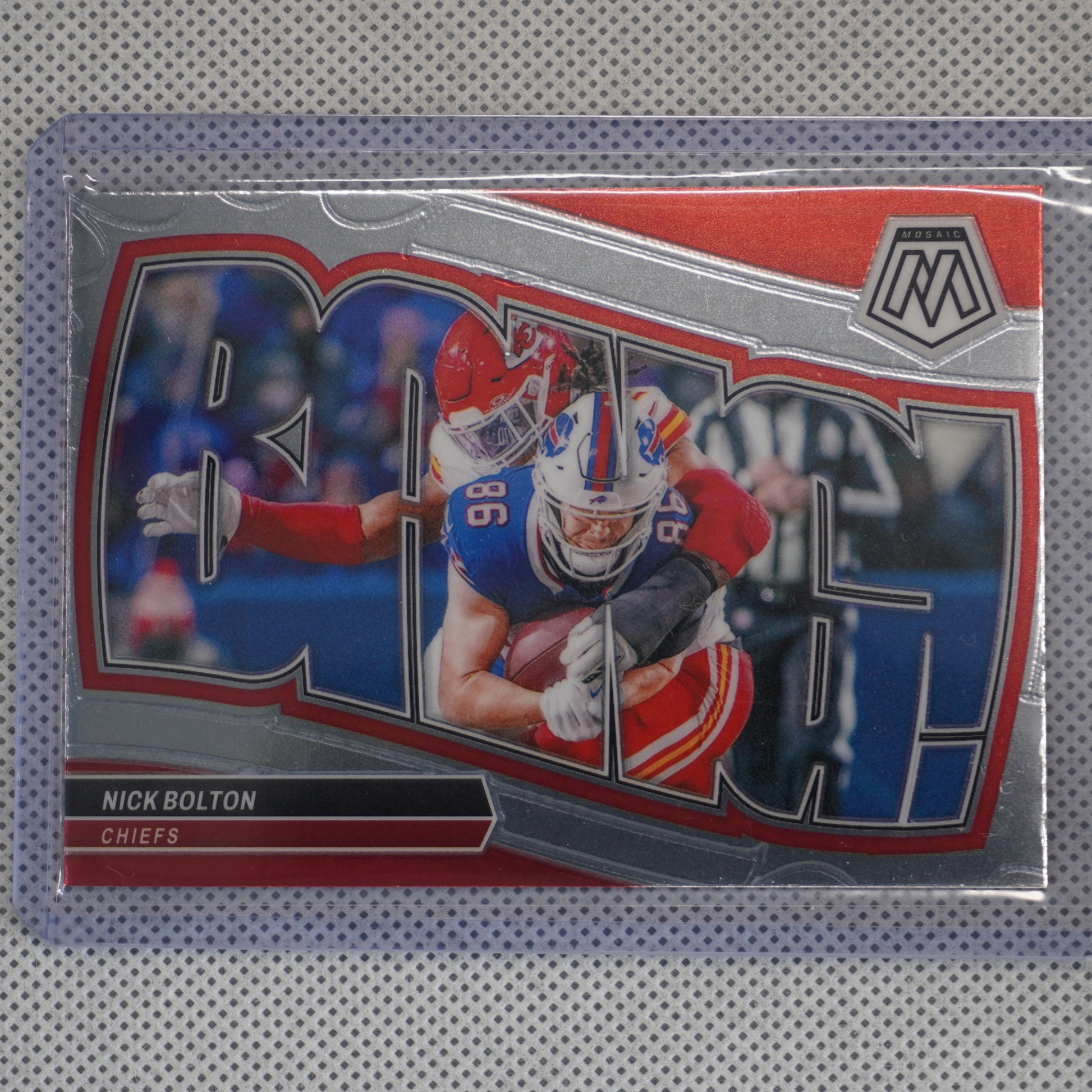 2024 Panini Mosaic #10 Nick Bolton Bang! Kansas City Chiefs