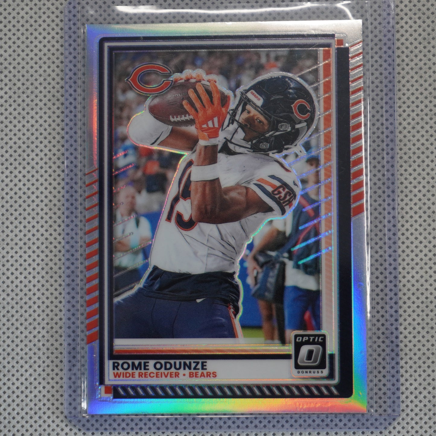 2025 Donruss Optic #151 Rome Odunze Holo Chicago Bears