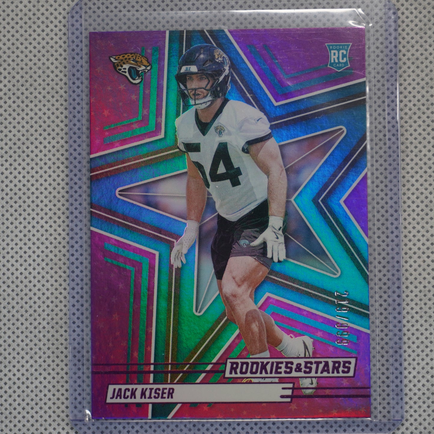 2025 Panini Rookies & Stars #129 Jack Kiser Purple #/999 Jacksonville Jaguars SN,RC