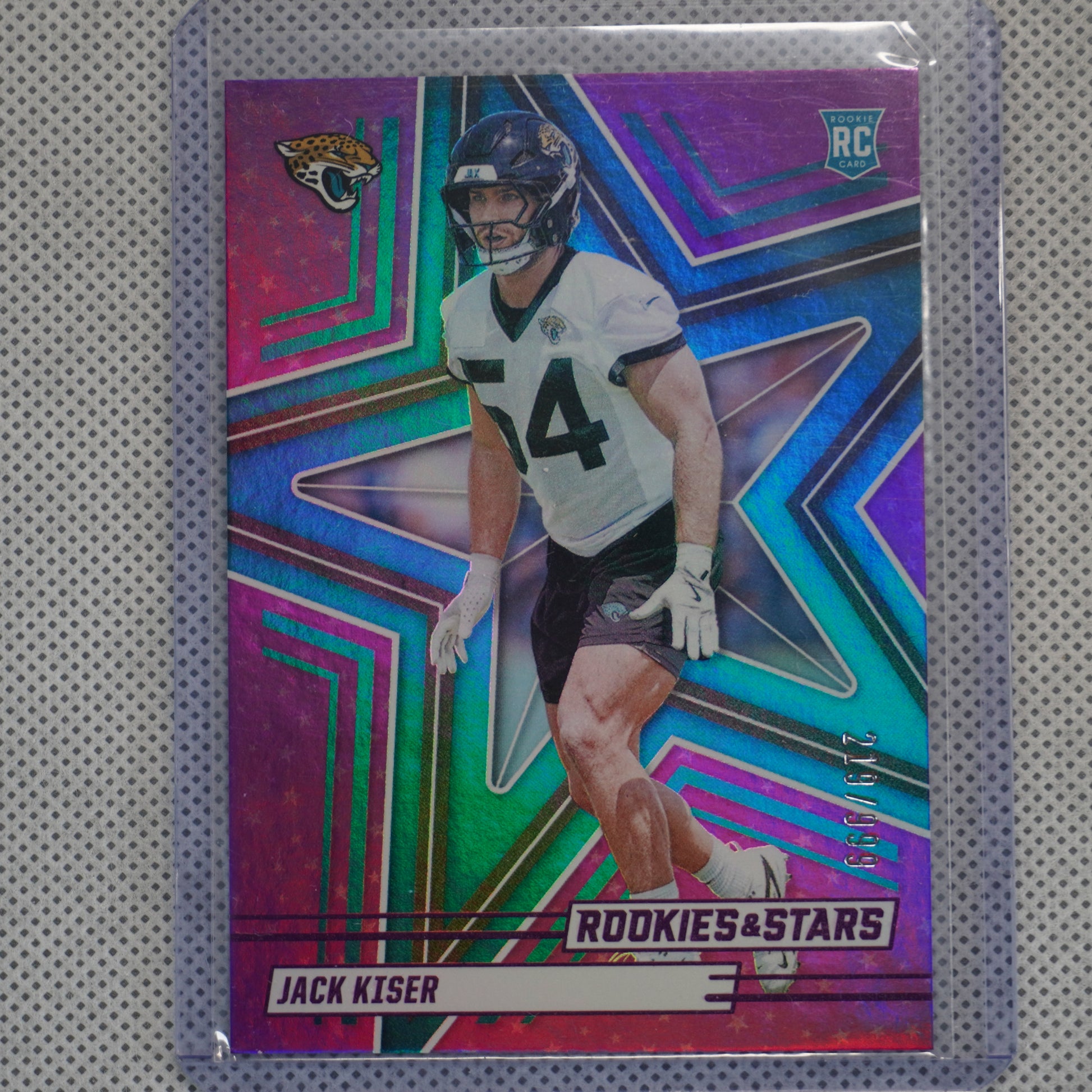 2025 Panini Rookies & Stars #129 Jack Kiser Purple #/999 Jacksonville Jaguars SN,RC
