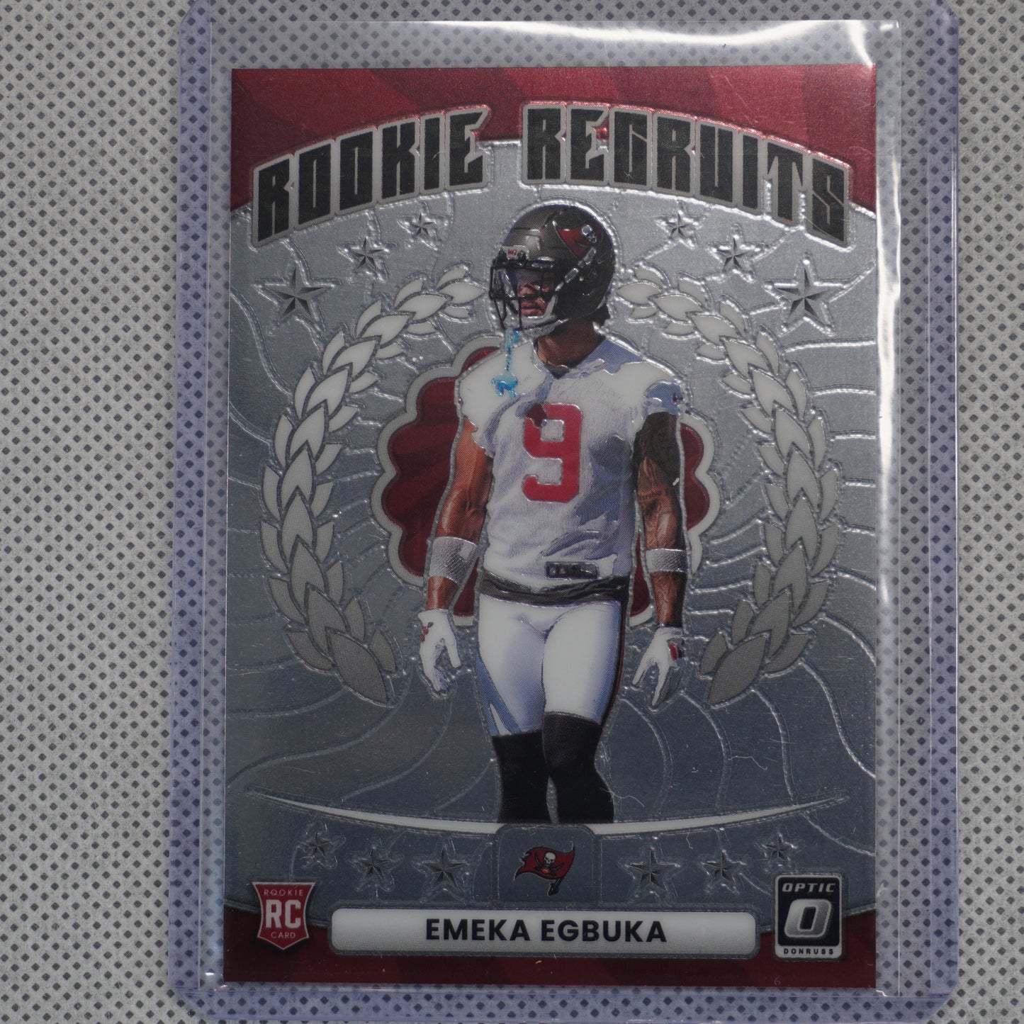 2025 Donruss Optic #5 Emeka Egbuka Rookie Recruits Tampa Bay Buccaneers