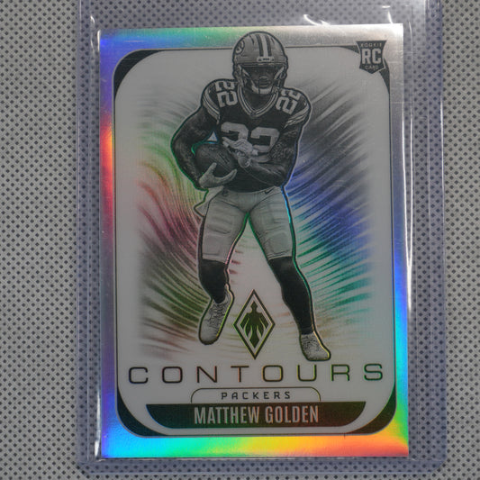 2025 Panini Phoenix #12 Matthew Golden Contours Green Bay Packers