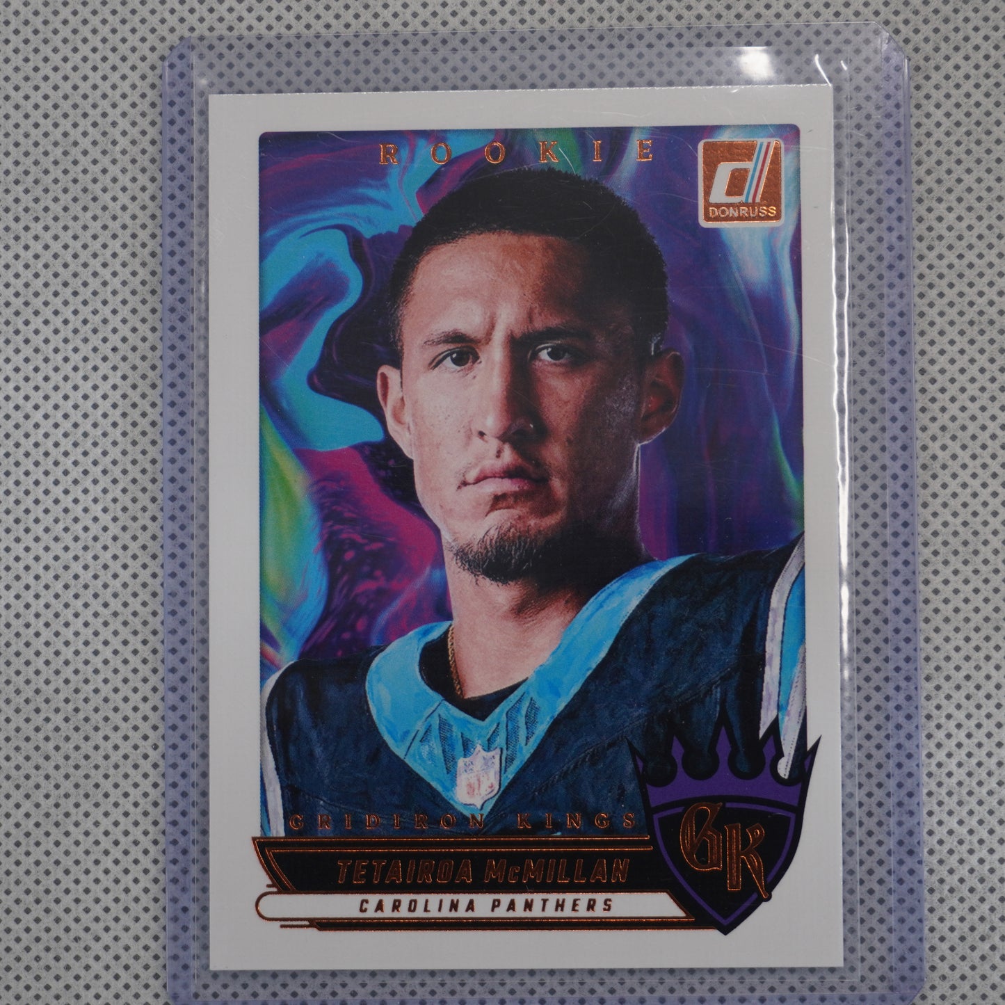2025 Donruss #RGK-TMN Tetairoa McMillan Rookie Gridiron Kings Carolina Panthers