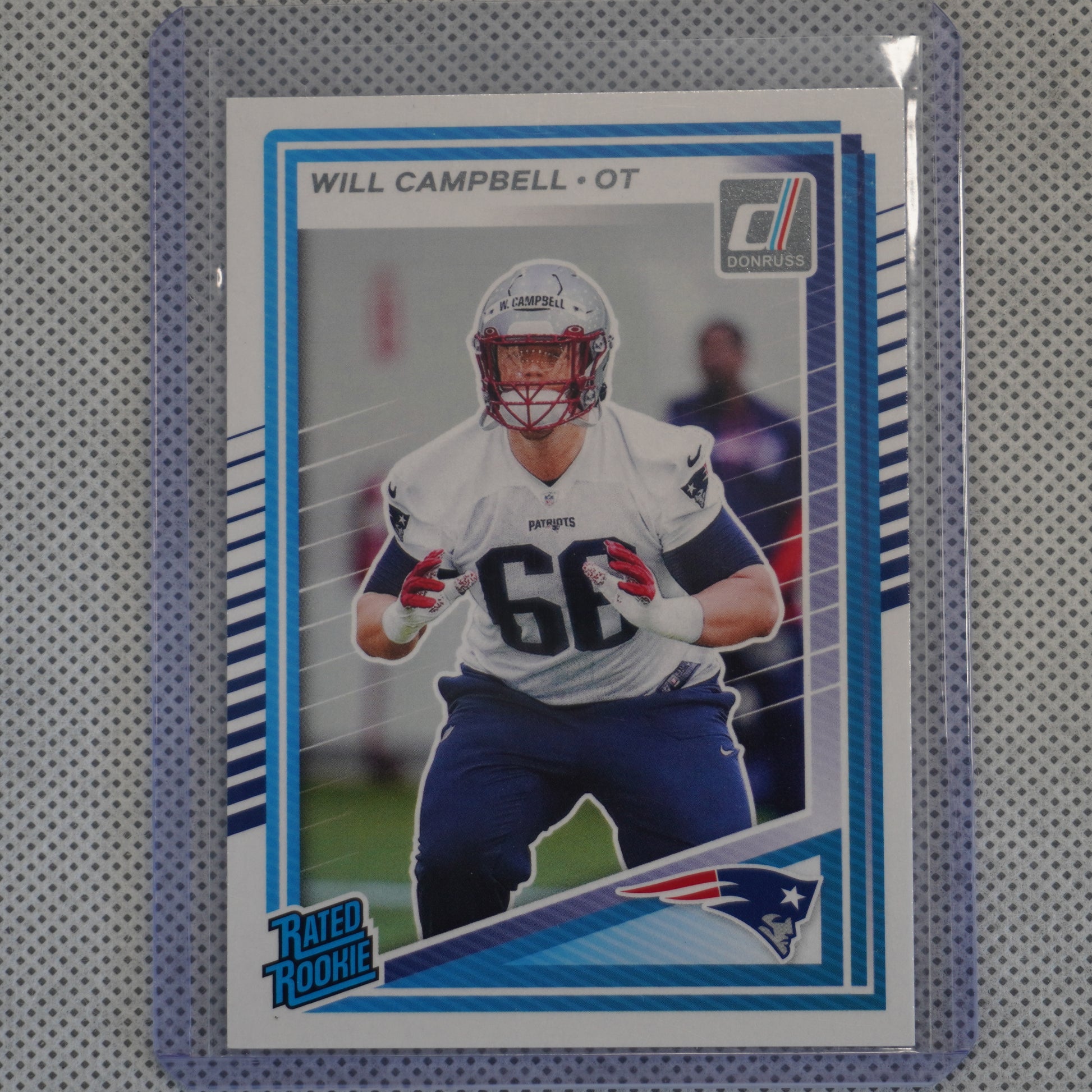 2025 Donruss #345 Will Campbell New England Patriots RC