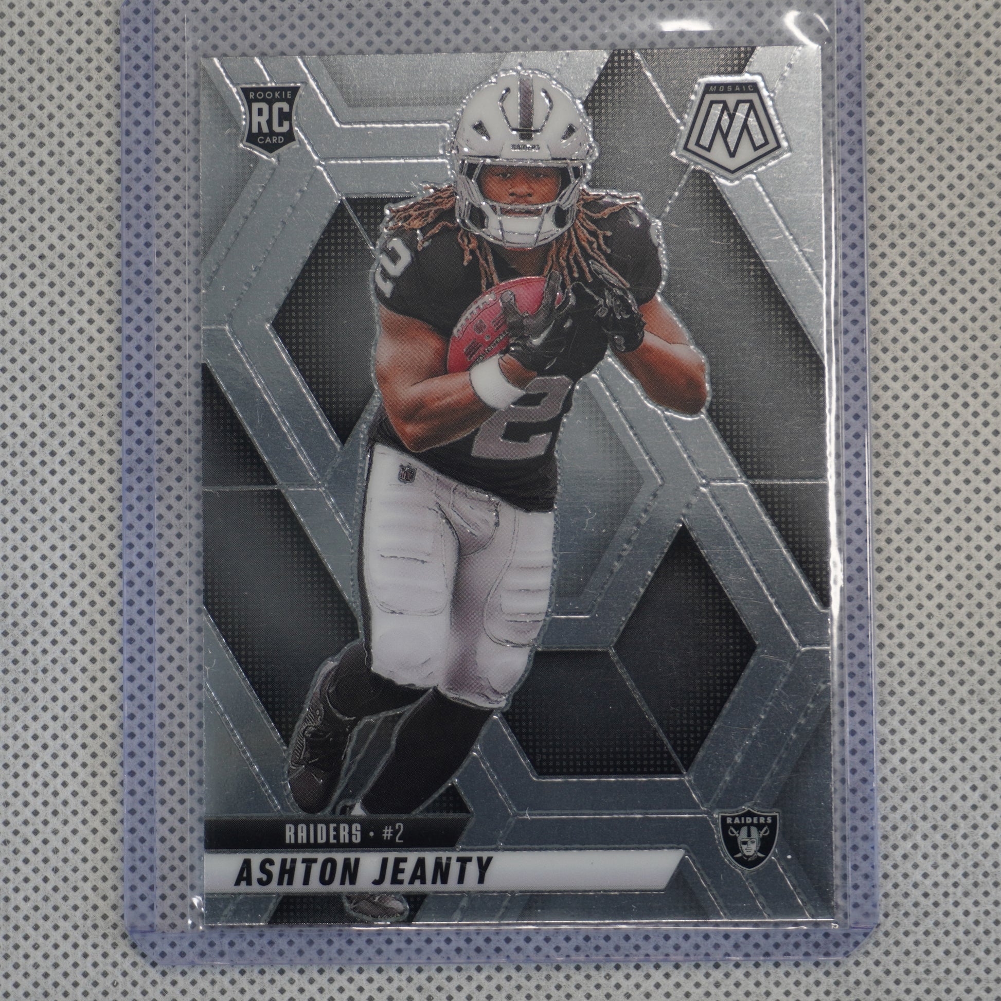 2025 Panini Mosaic #345 Ashton Jeanty Las Vegas Raiders RC