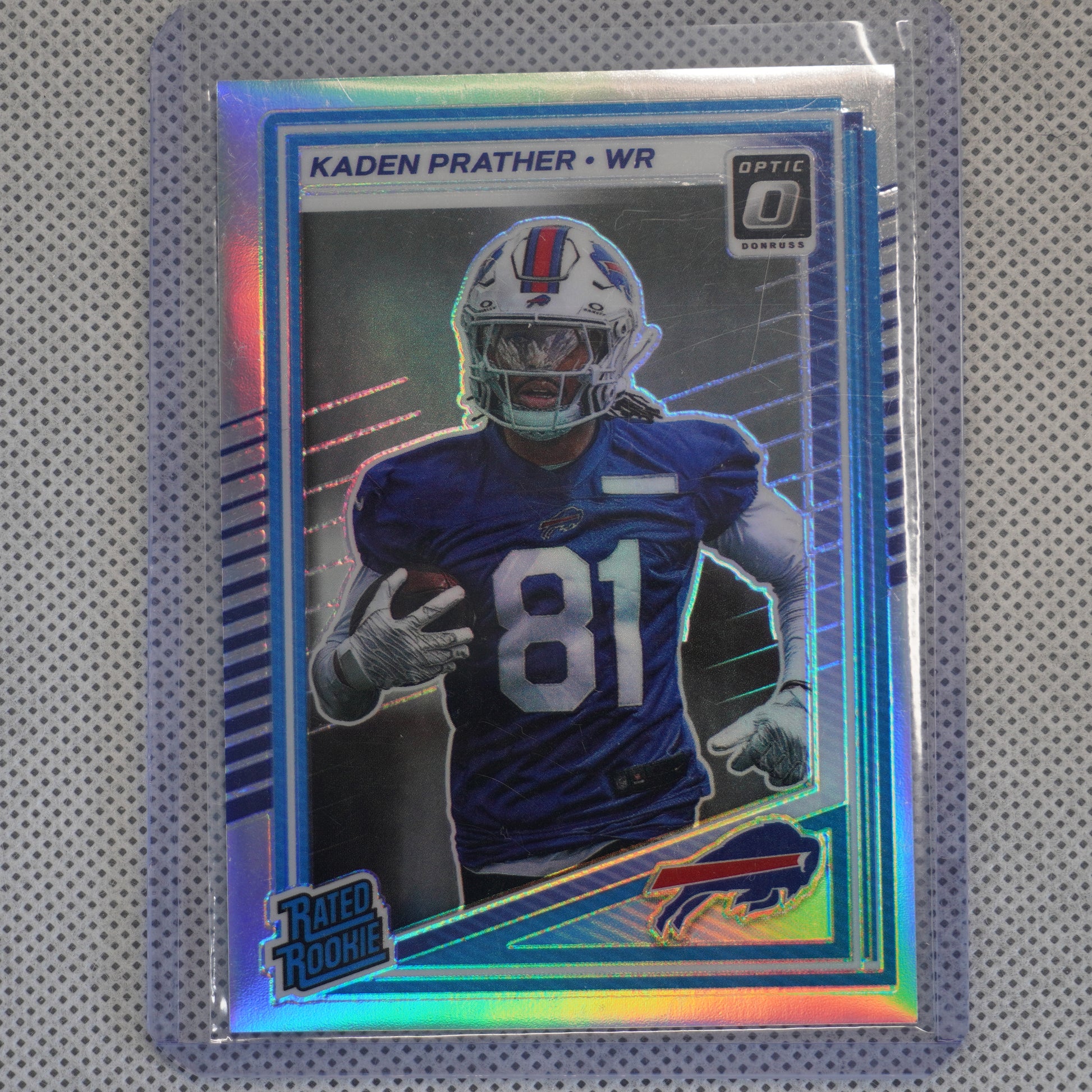 2025 Donruss Optic #291 Kaden Prather Holo Buffalo Bills RC