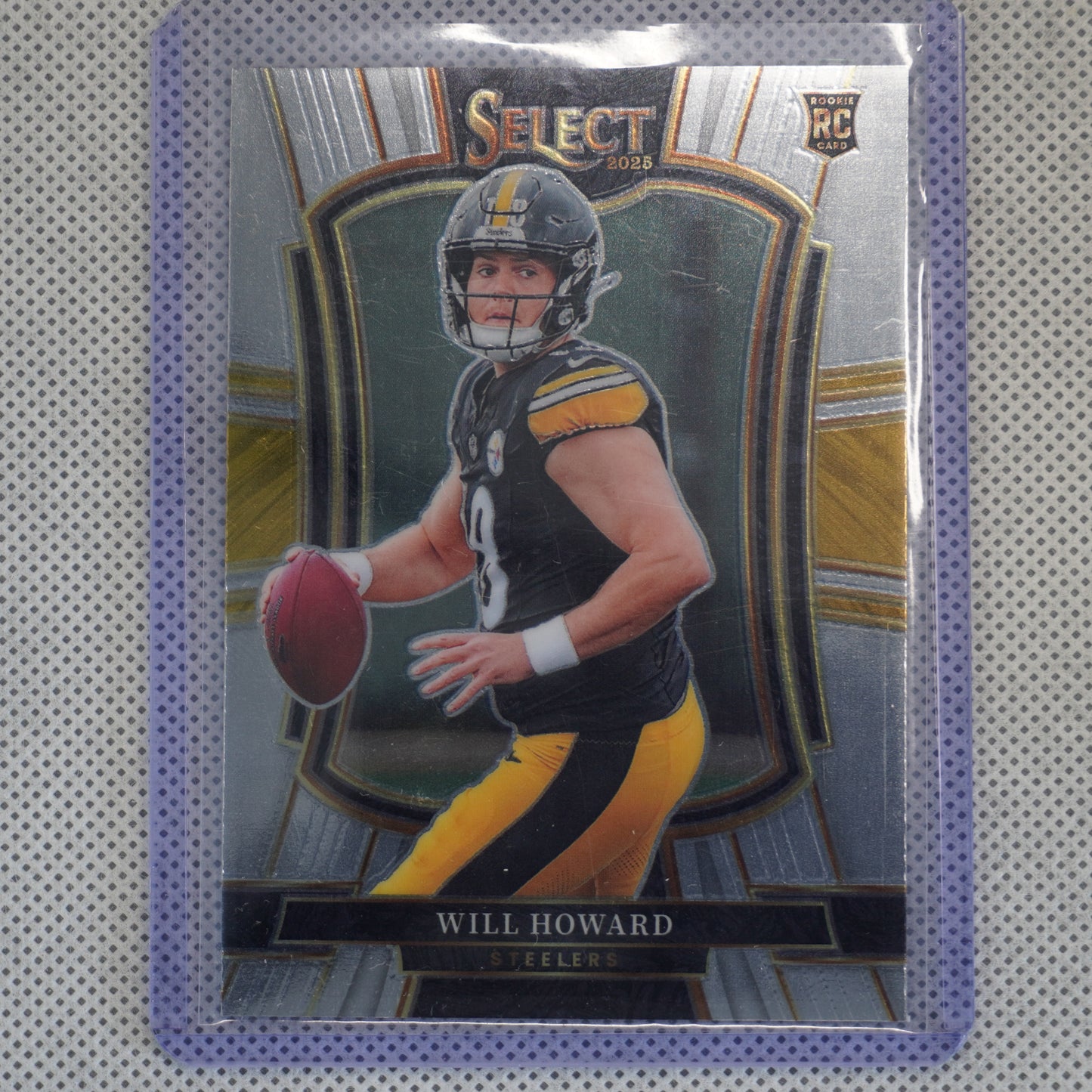 2025 Panini Select #152 Will Howard Pittsburgh Steelers RC