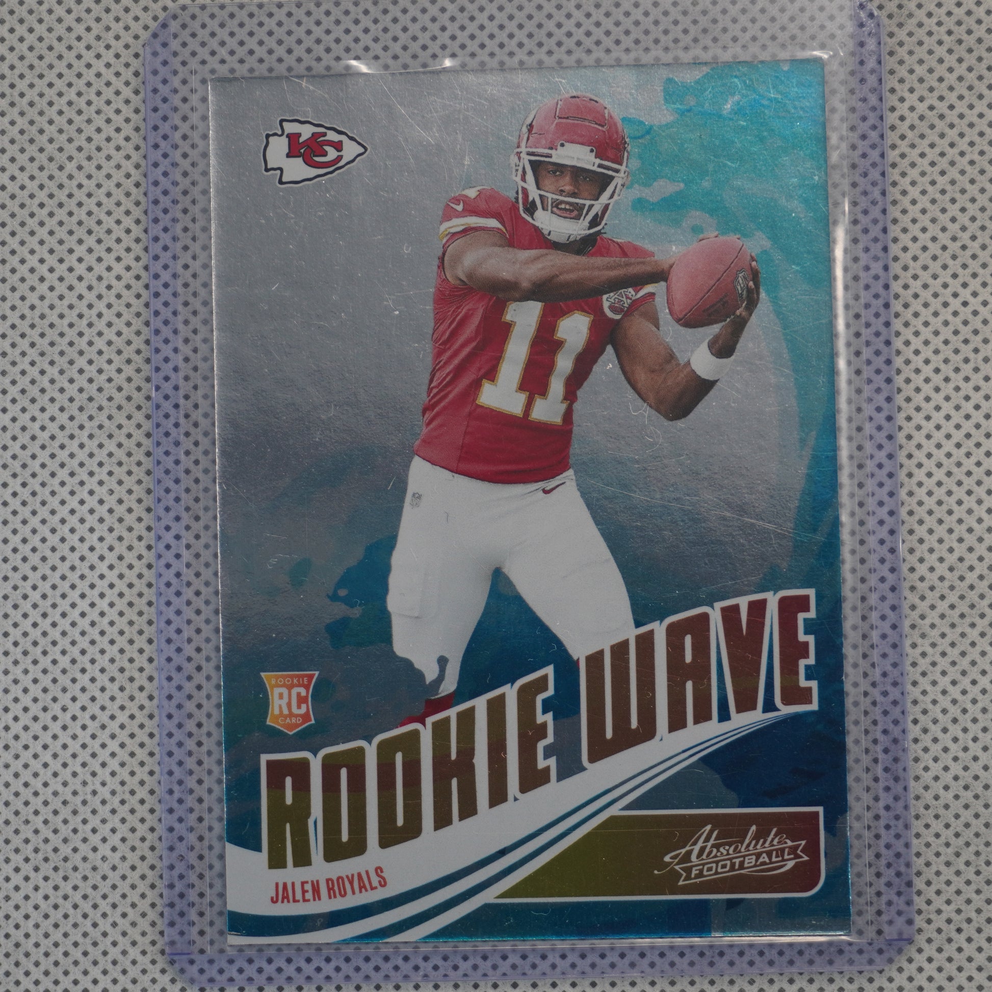 2025 Panini Absolute #RW-JRS Jalen Royals Rookie Wave Kansas City Chiefs