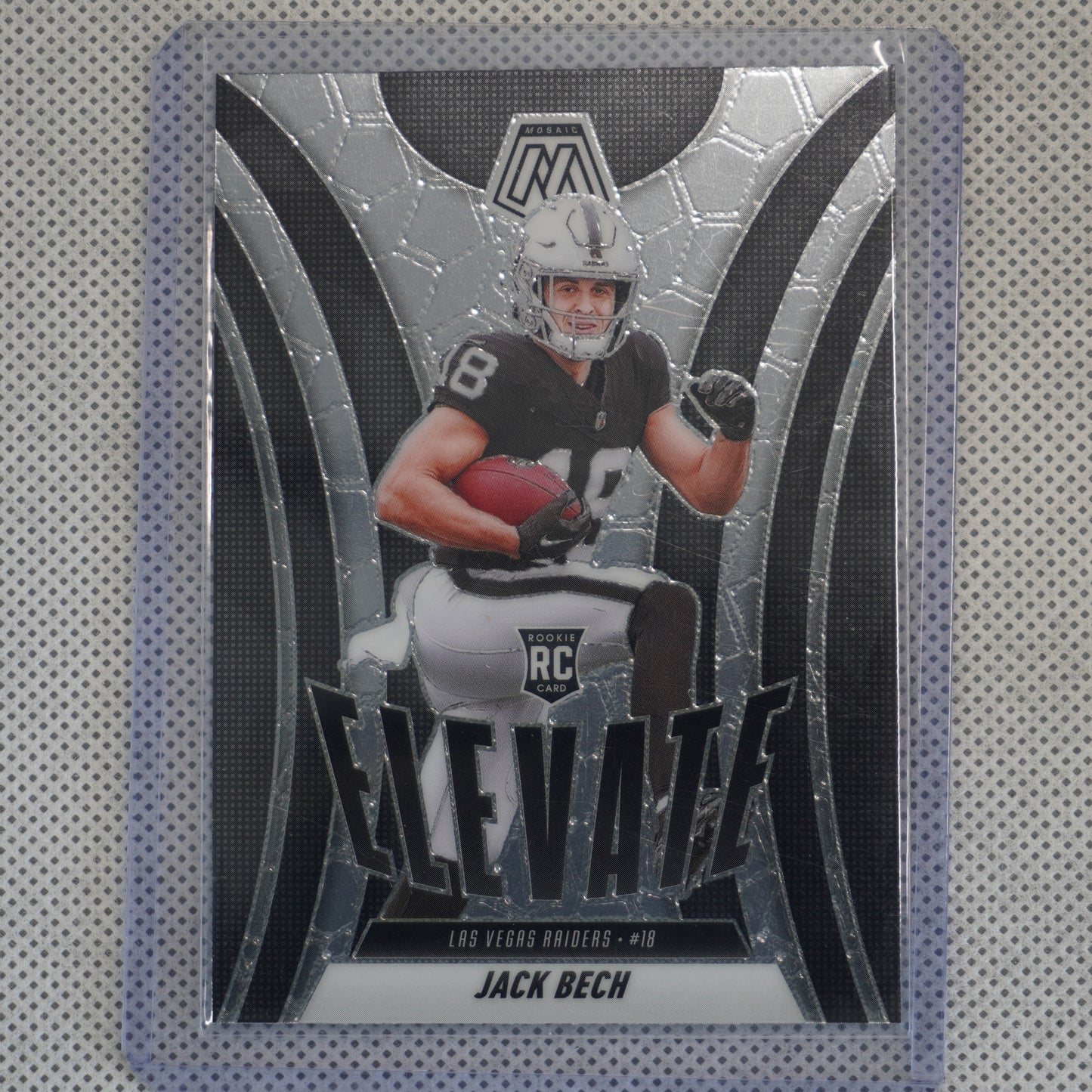 2025 Panini Mosaic #11 Jack Bech Elevate Las Vegas Raiders
