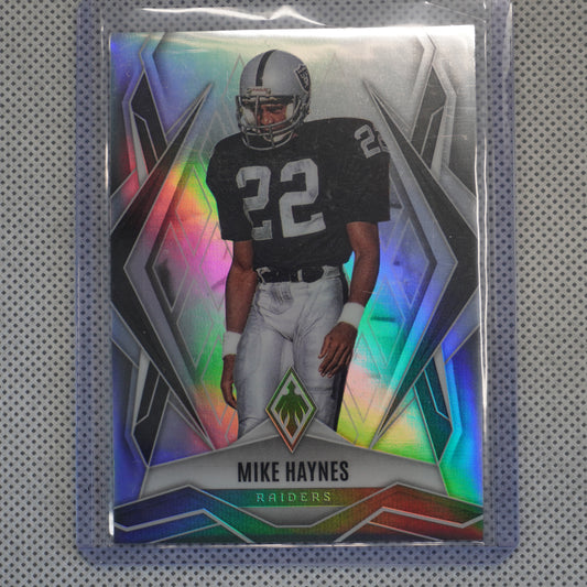 2025 Panini Phoenix #47 Mike Haynes Silver Prizm Los Angeles Raiders
