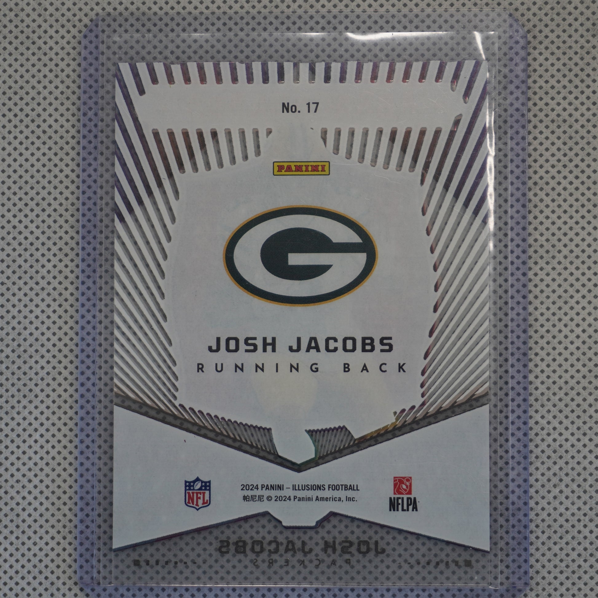 2024 Panini Illusions #17 Josh Jacobs Abracadabra Green Bay Packers