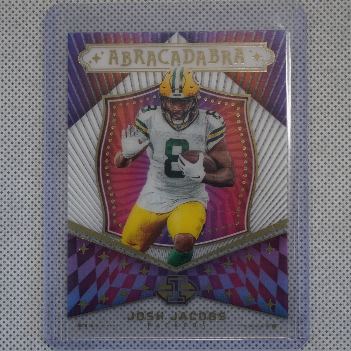 2024 Panini Illusions #17 Josh Jacobs Abracadabra Green Bay Packers