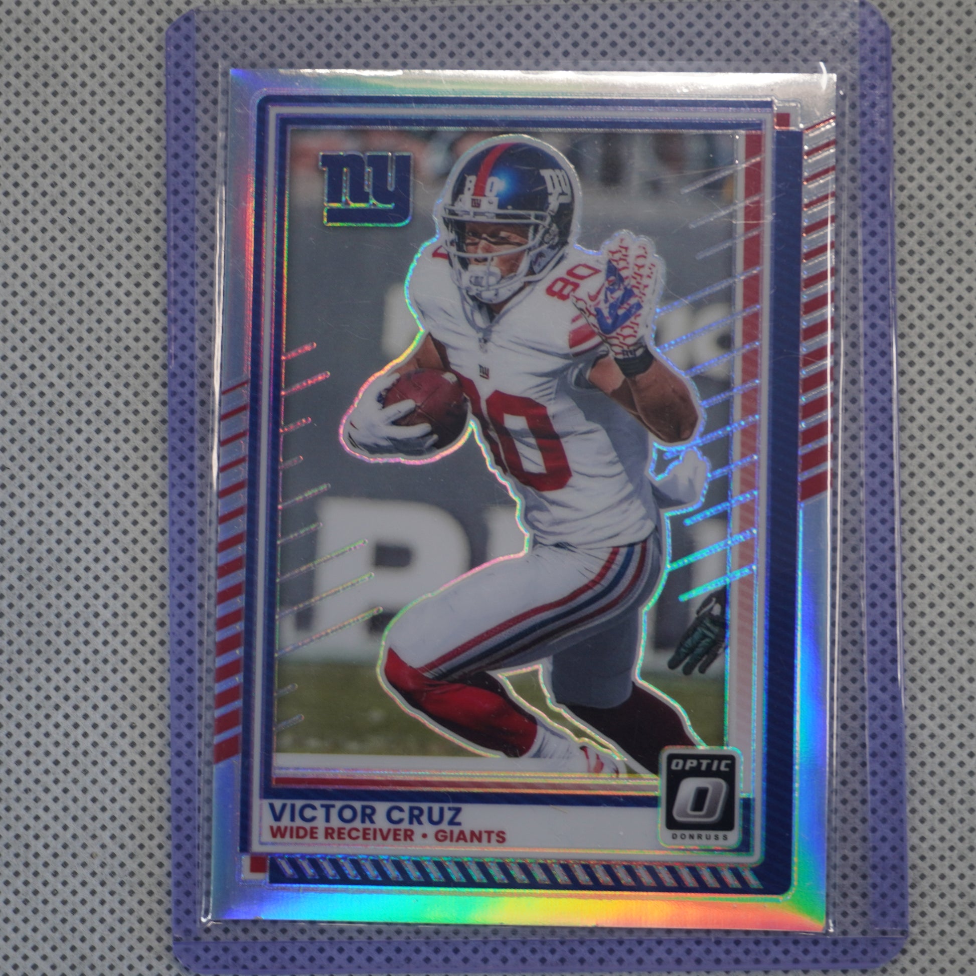 2025 Donruss Optic #152 Victor Cruz Holo New York Giants