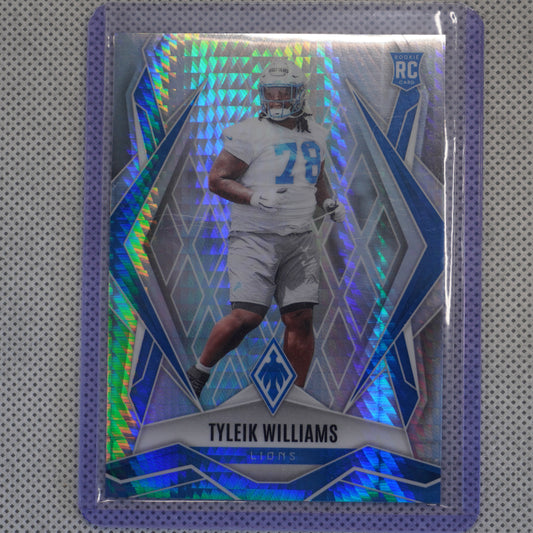 2025 Panini Phoenix #230 Tyleik Williams Silver Hyper Prizm Detroit Lions RC