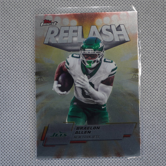 2025 Finest #RF-8 Braelon Allen Reflash New York Jets