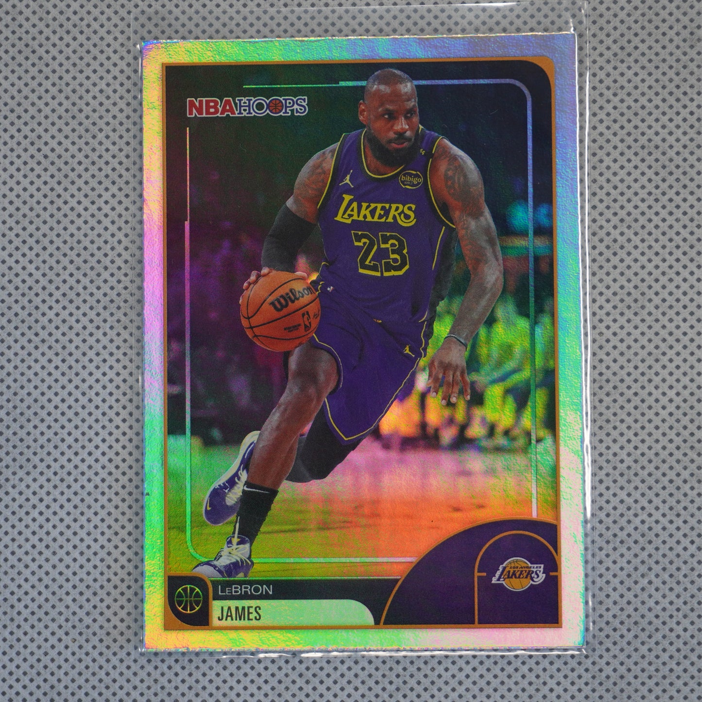 2025-26 Hoops #84 LeBron James Rainbow Los Angeles Lakers
