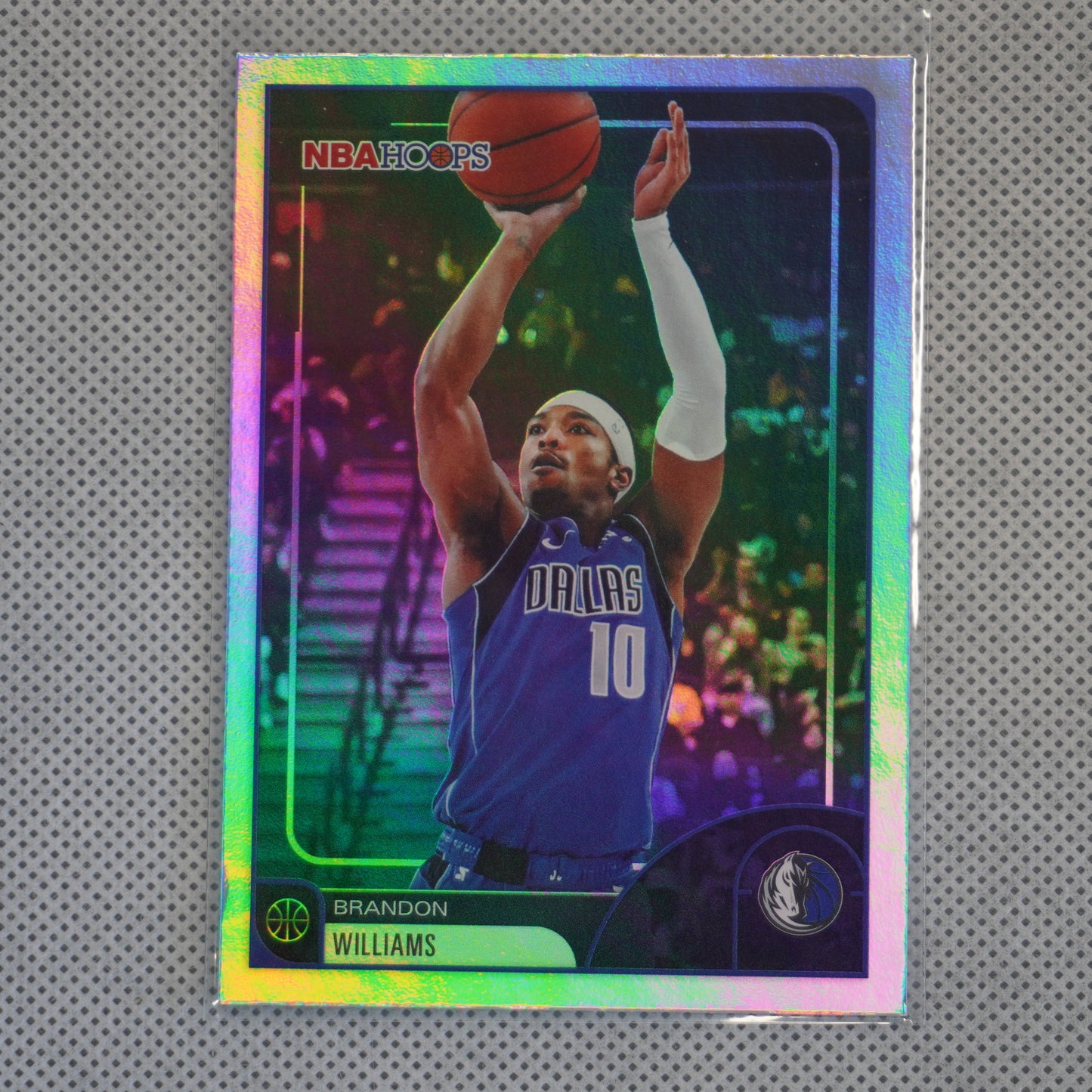 2025-26 Hoops #15 Brandon Williams Rainbow Dallas Mavericks