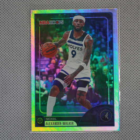 2025-26 Hoops #134 Nickeil Alexander-Walker Rainbow Minnesota Timberwolves