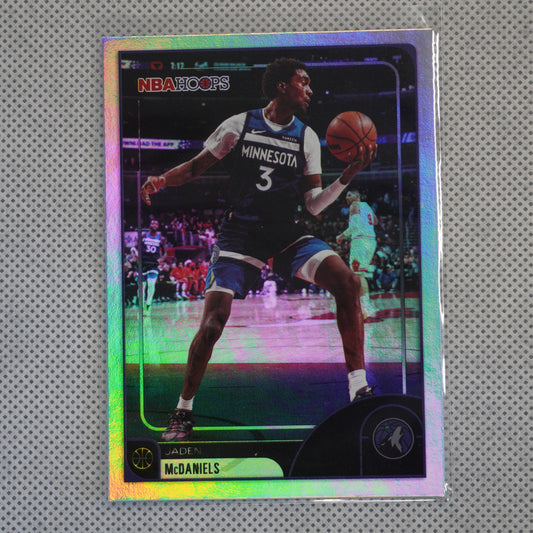 2025-26 Hoops #94 Jaden McDaniels Rainbow Minnesota Timberwolves