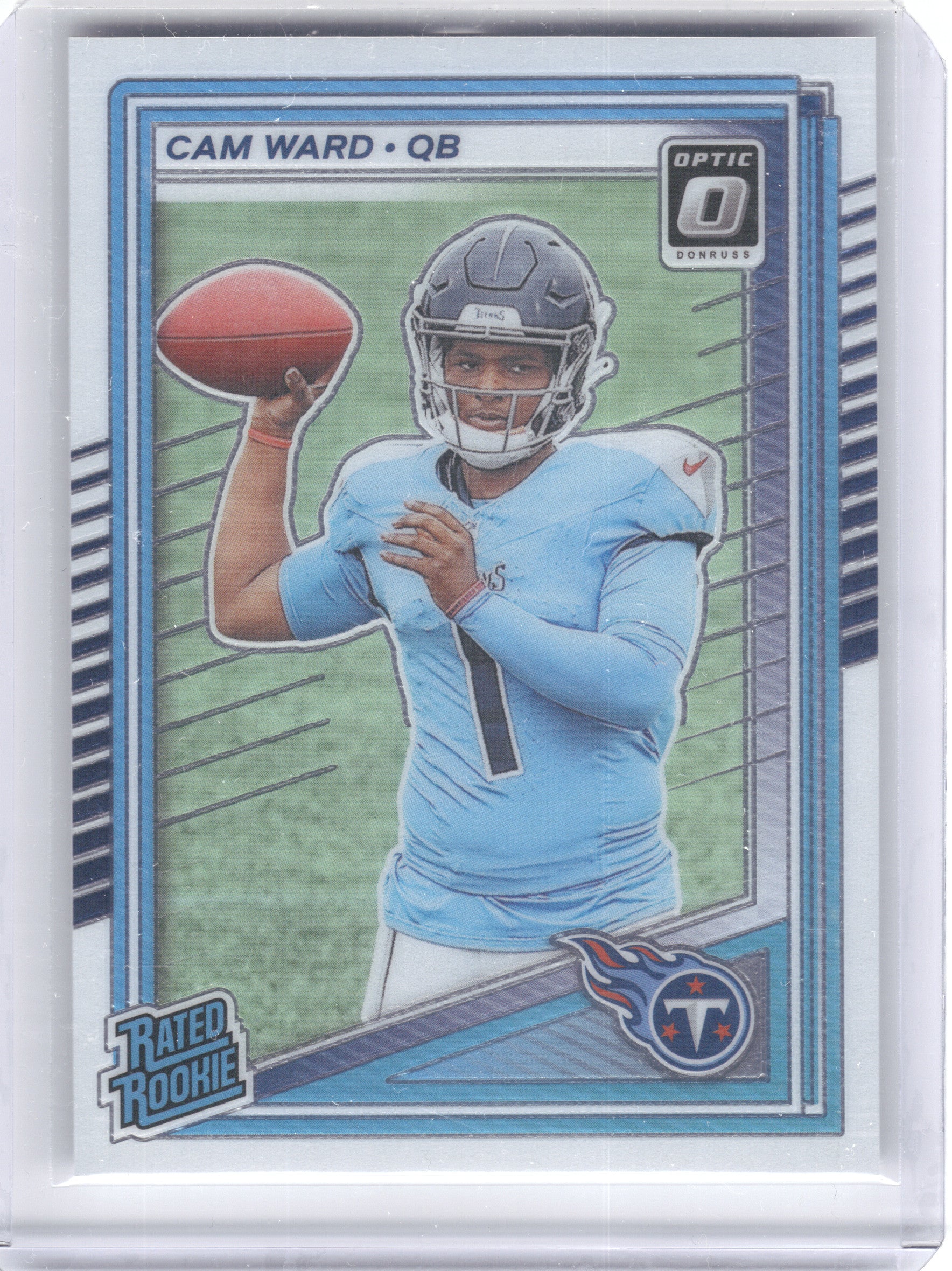 2025 Donruss Optic #293 Cam Ward Tennessee Titans RC