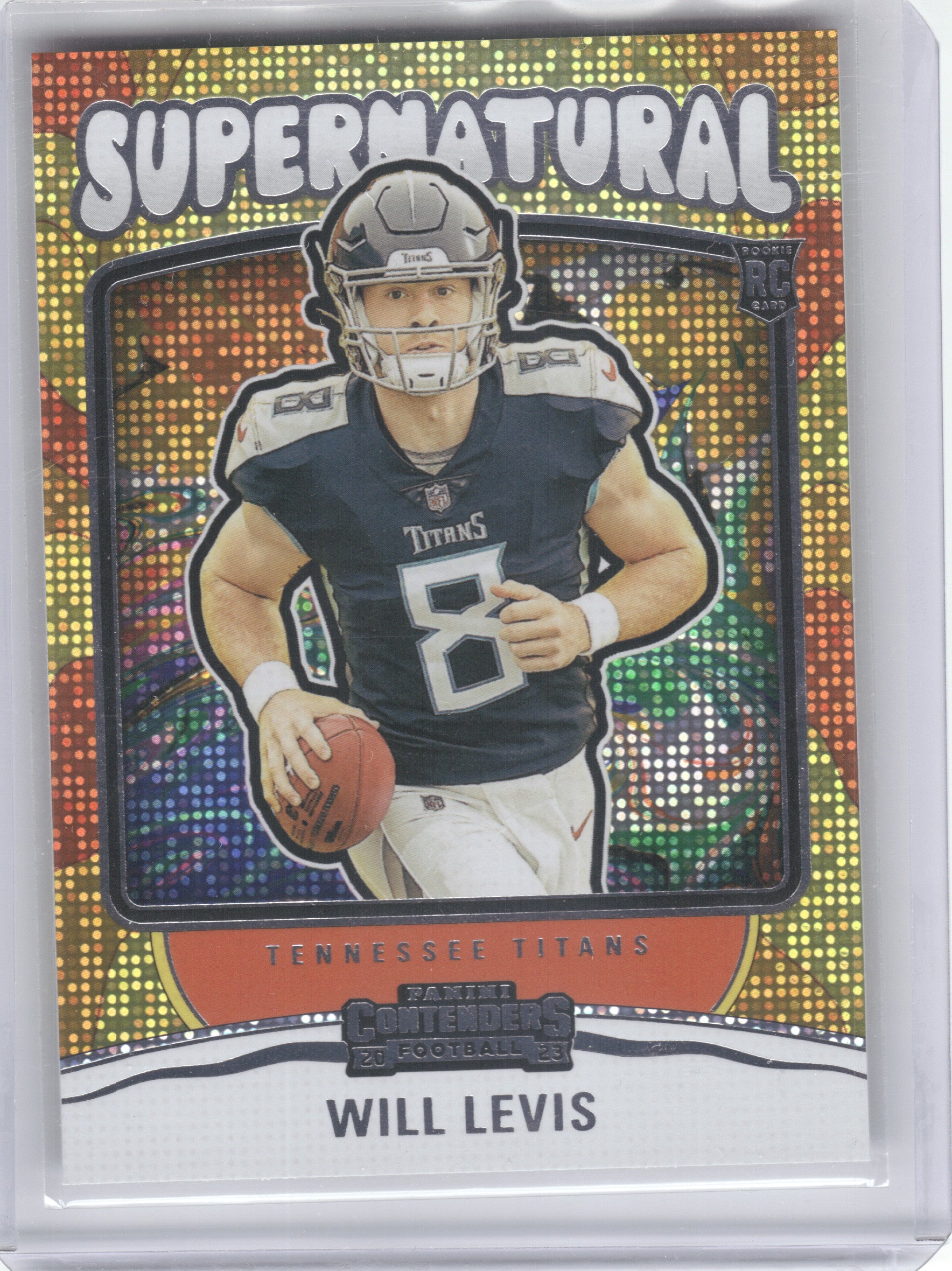 2023 Panini Contenders #5 Will Levis Supernatural Silver Tennessee Titans
