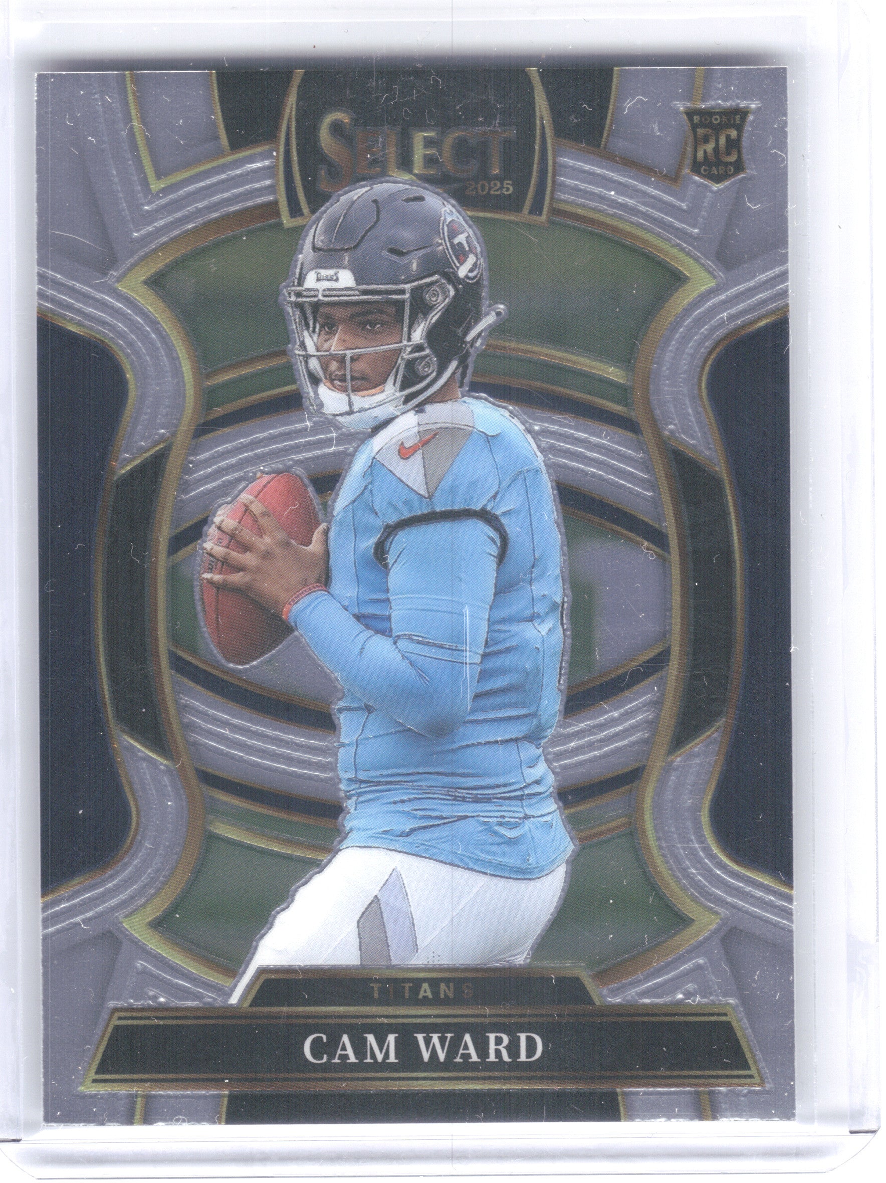 2025 Panini Select #26 Cam Ward Tennessee Titans RC