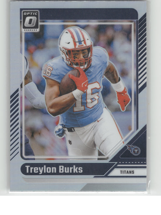 2024 Donruss Optic #193 Treylon Burks Holo Tennessee Titans
