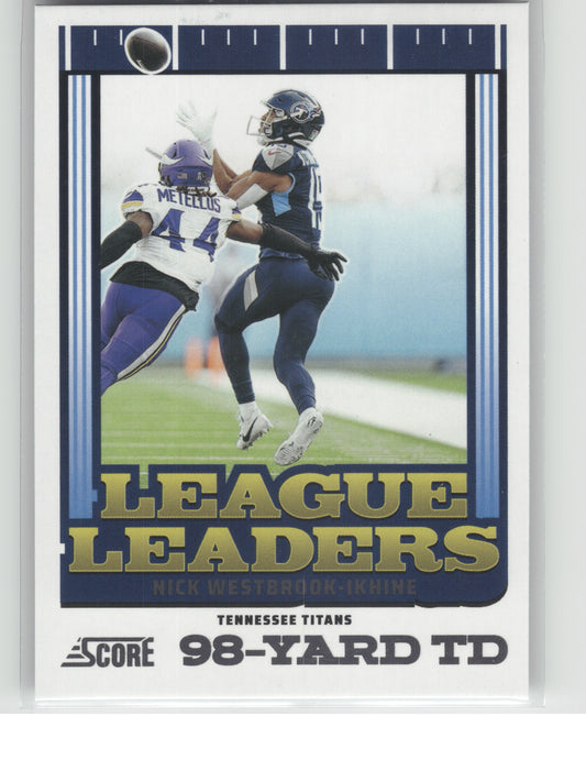 2025 Score #9 Nick Westbrook-Ikhine League Leaders Tennessee Titans