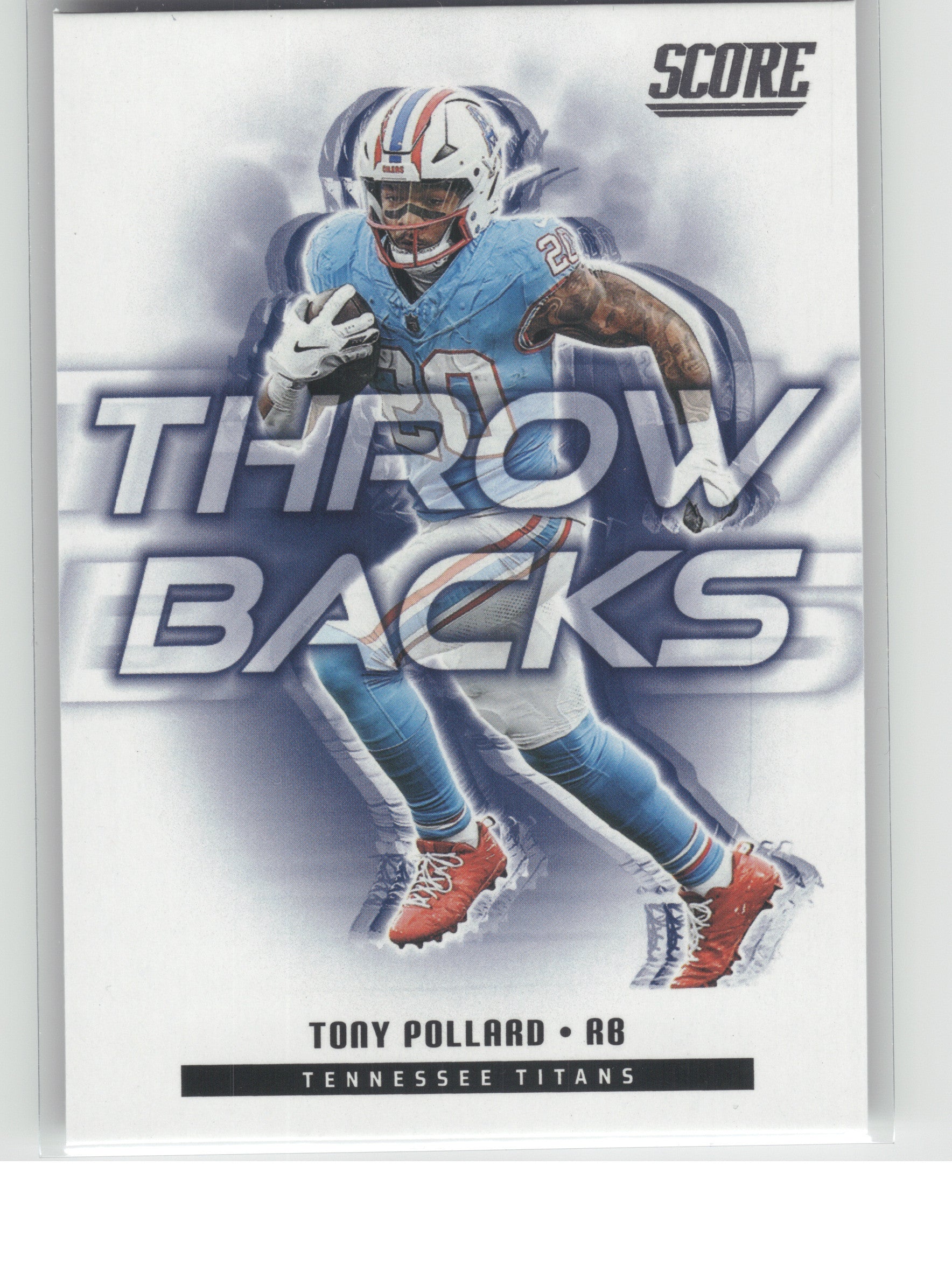 2025 Score #14 Tony Pollard Throwbacks Tennessee Titans