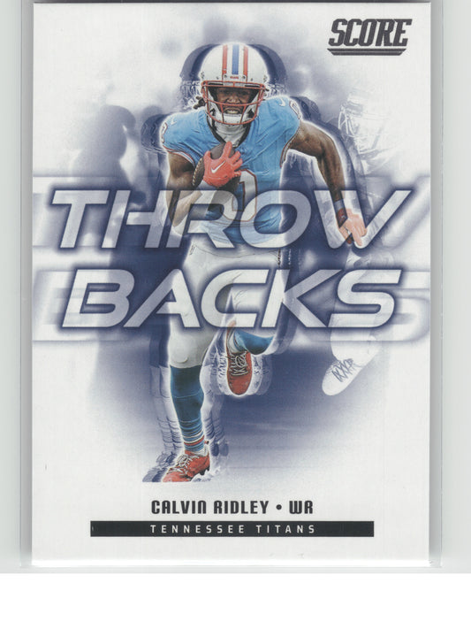 2025 Score #12 Calvin Ridley Throwbacks Tennessee Titans