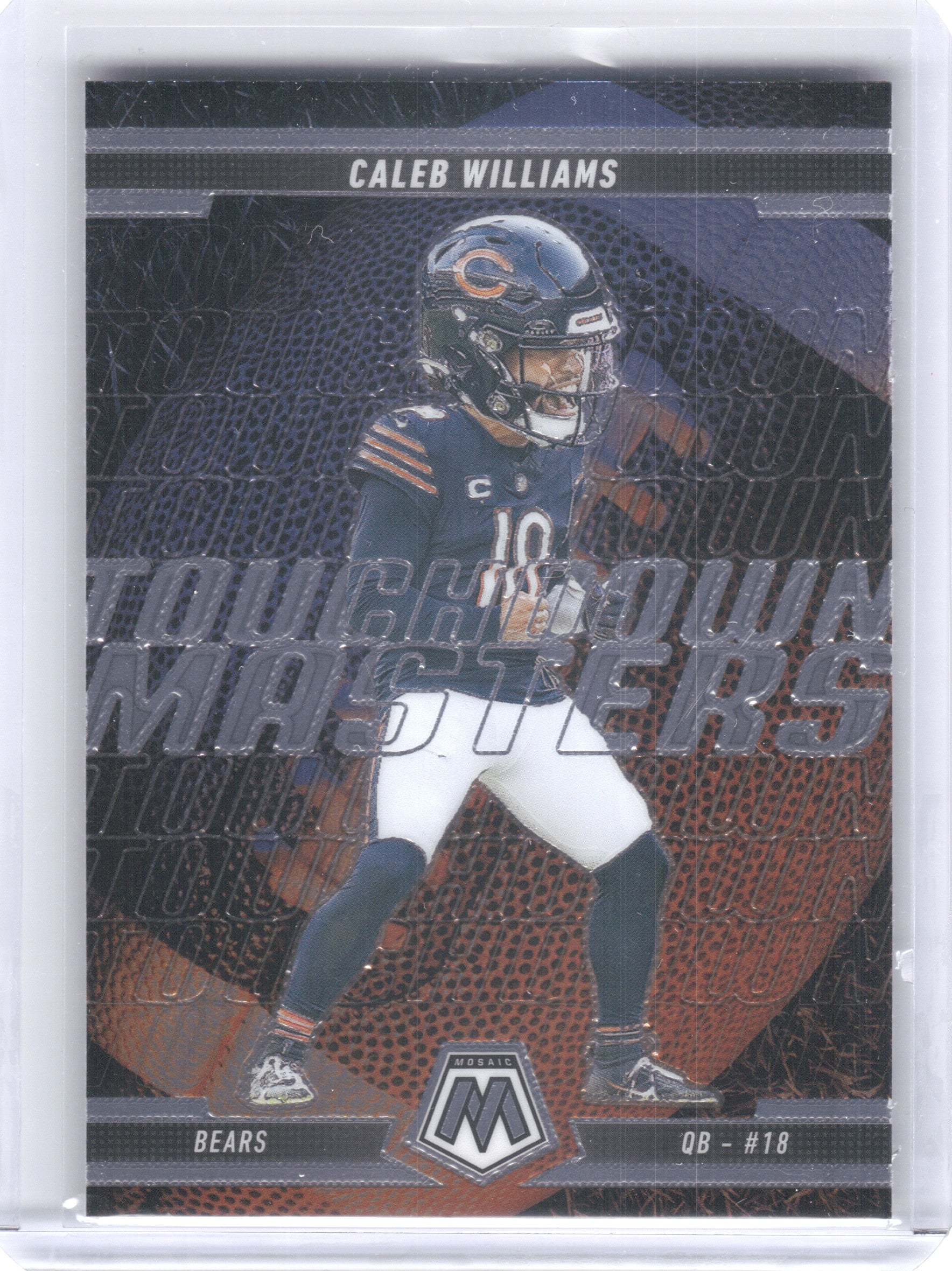 2025 Panini Mosaic #13 Caleb Williams Touchdown Masters Mosaic Chicago Bears