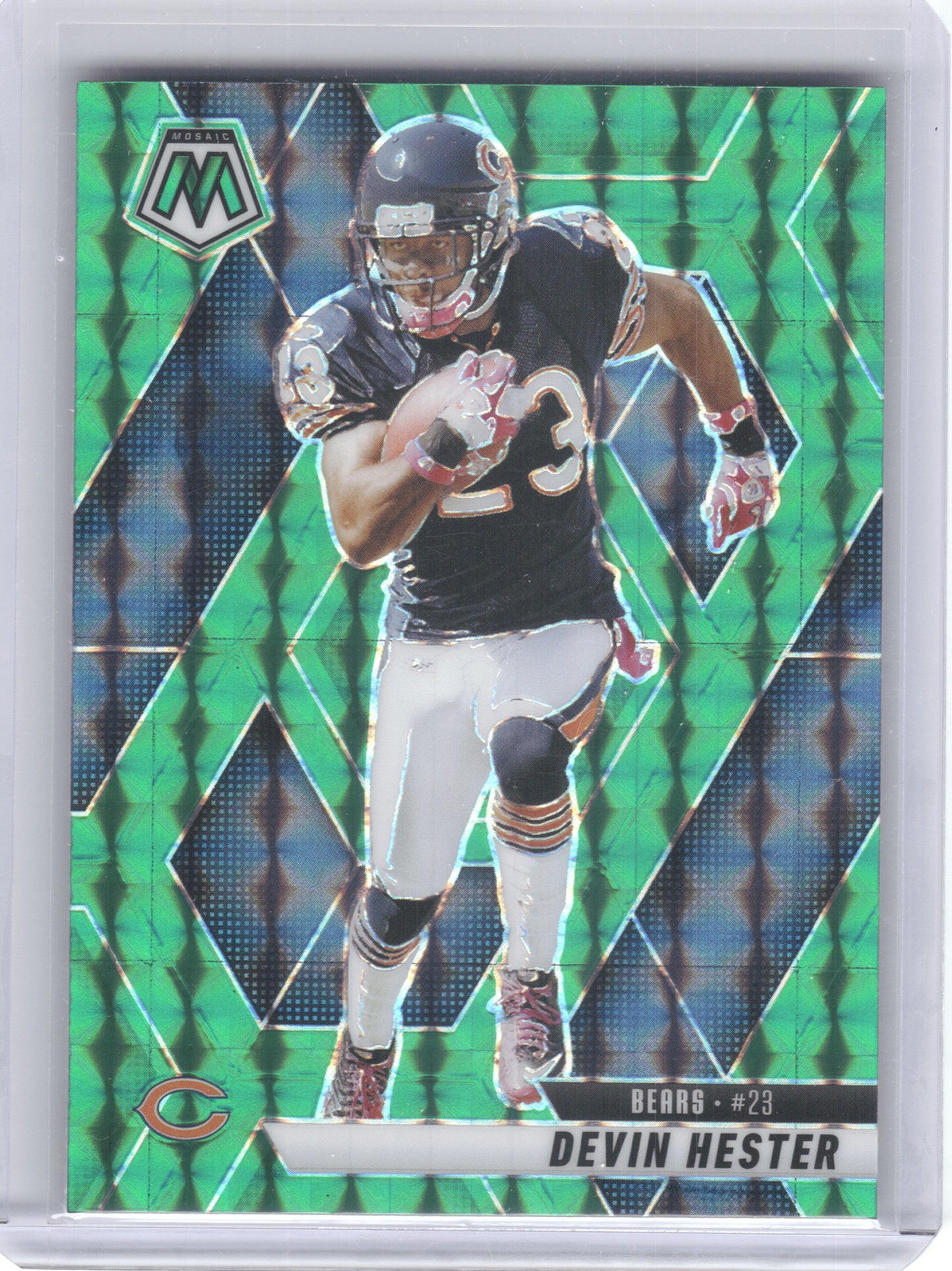 2025 Panini Mosaic #118 Devin Hester Mosaic Green Chicago Bears