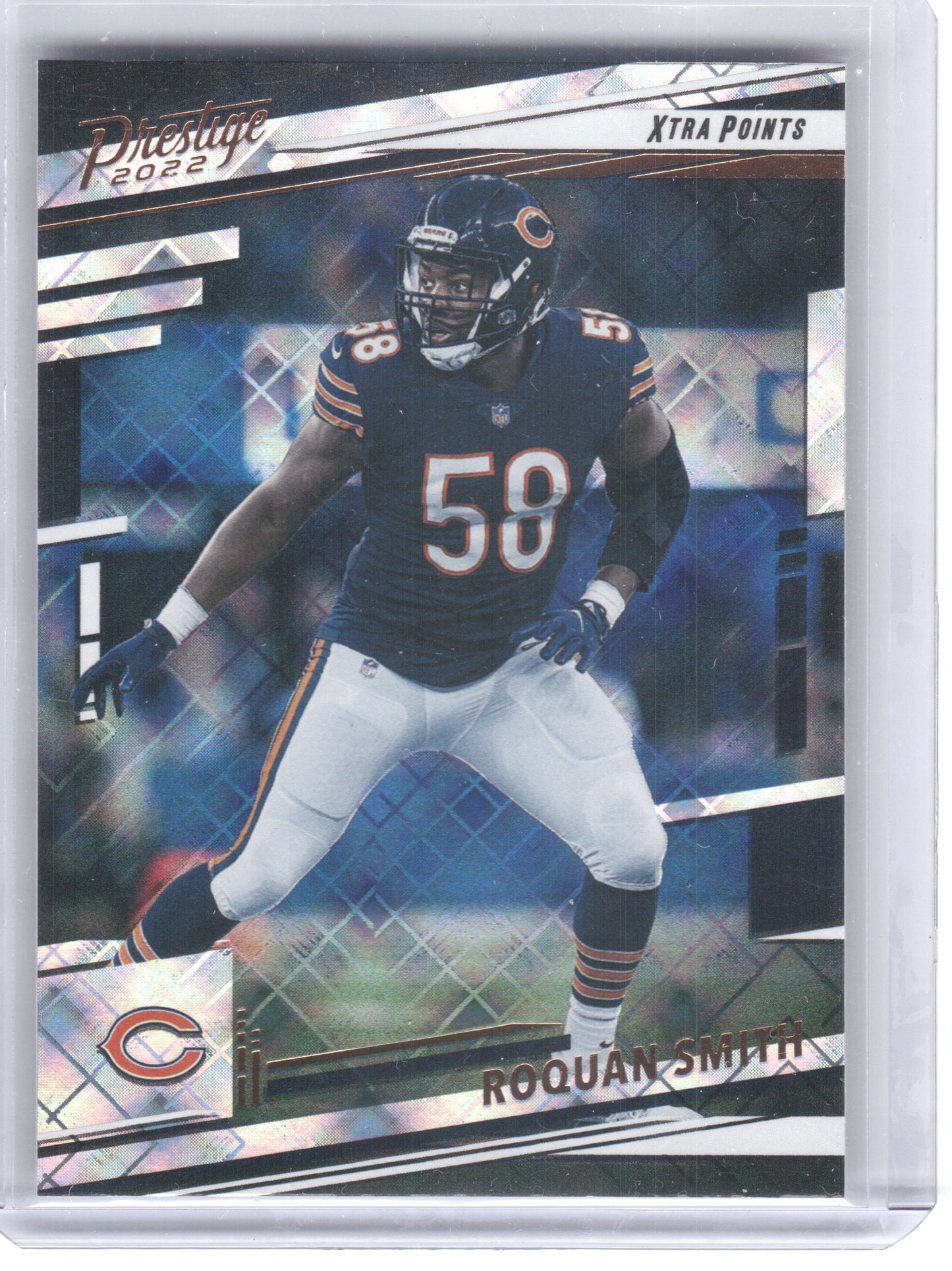 2022 Panini Prestige #54 Roquan Smith Xtra Points Diamond Chicago Bears