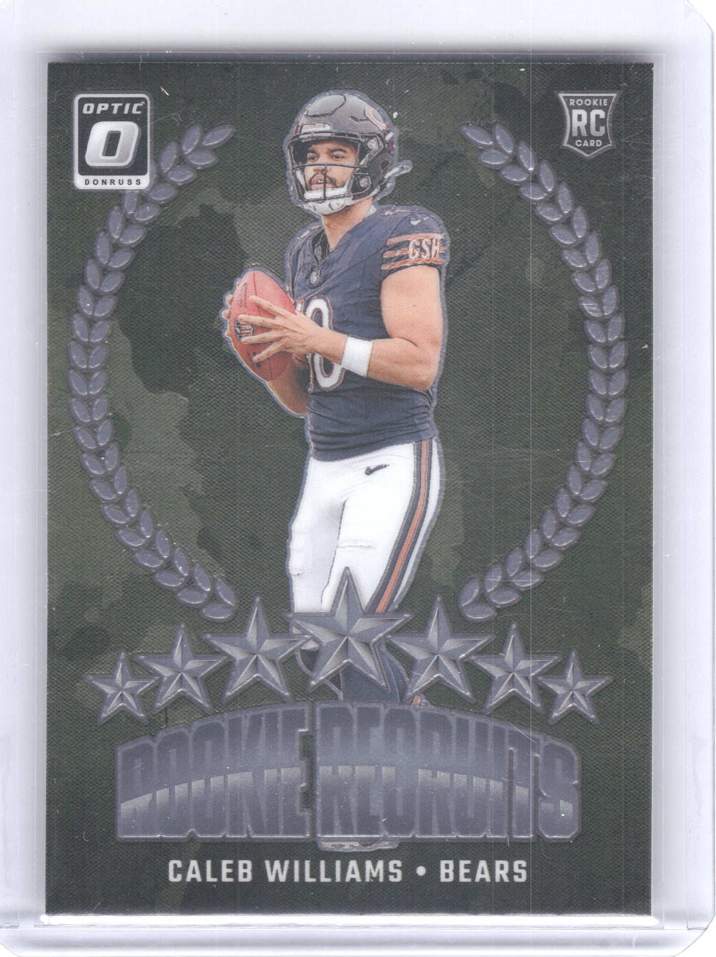 2024 Donruss Optic #1 Caleb Williams Rookie Recruits Chicago Bears