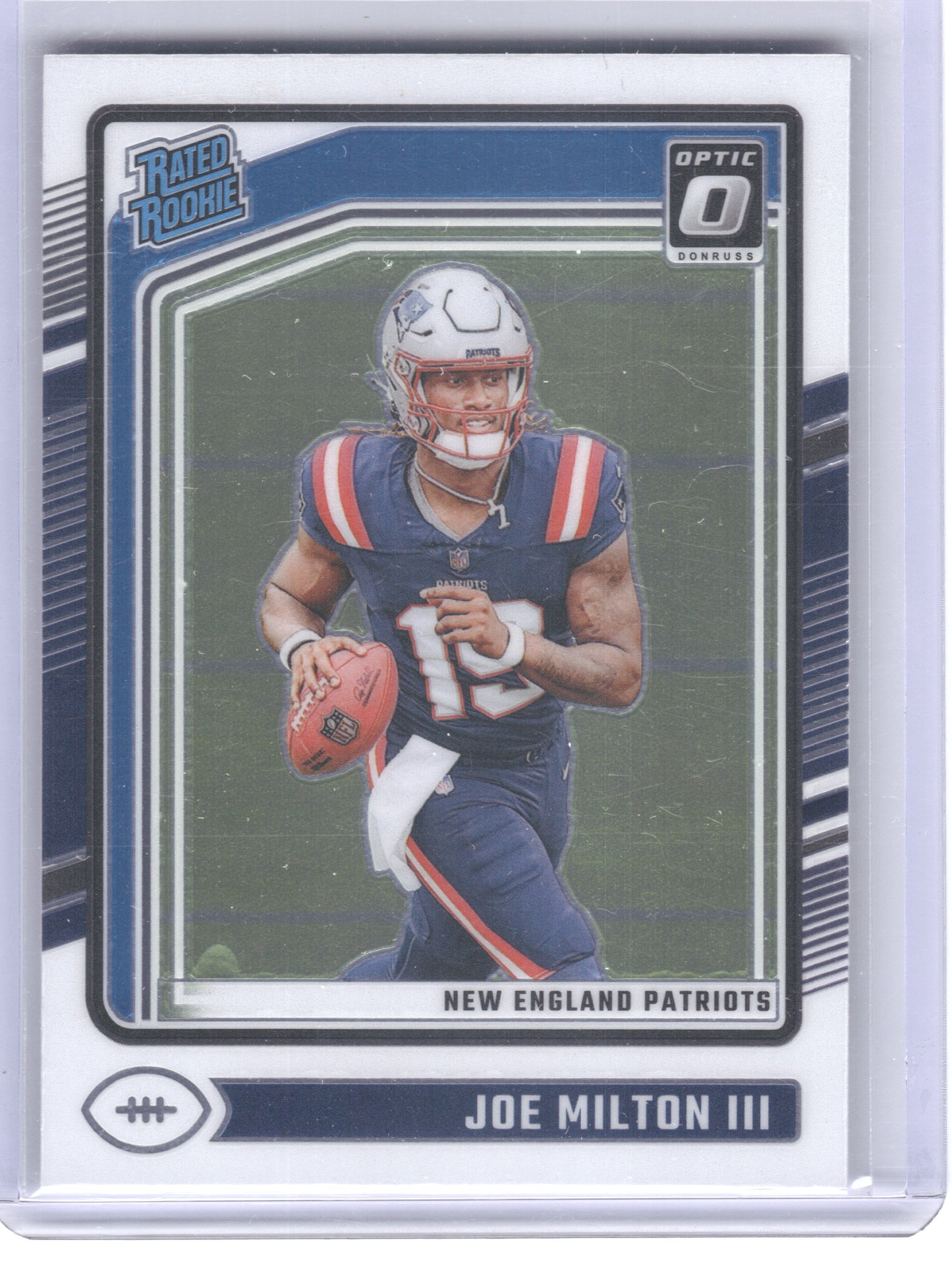 2024 Donruss Optic #255 Joe Milton III New England Patriots RC