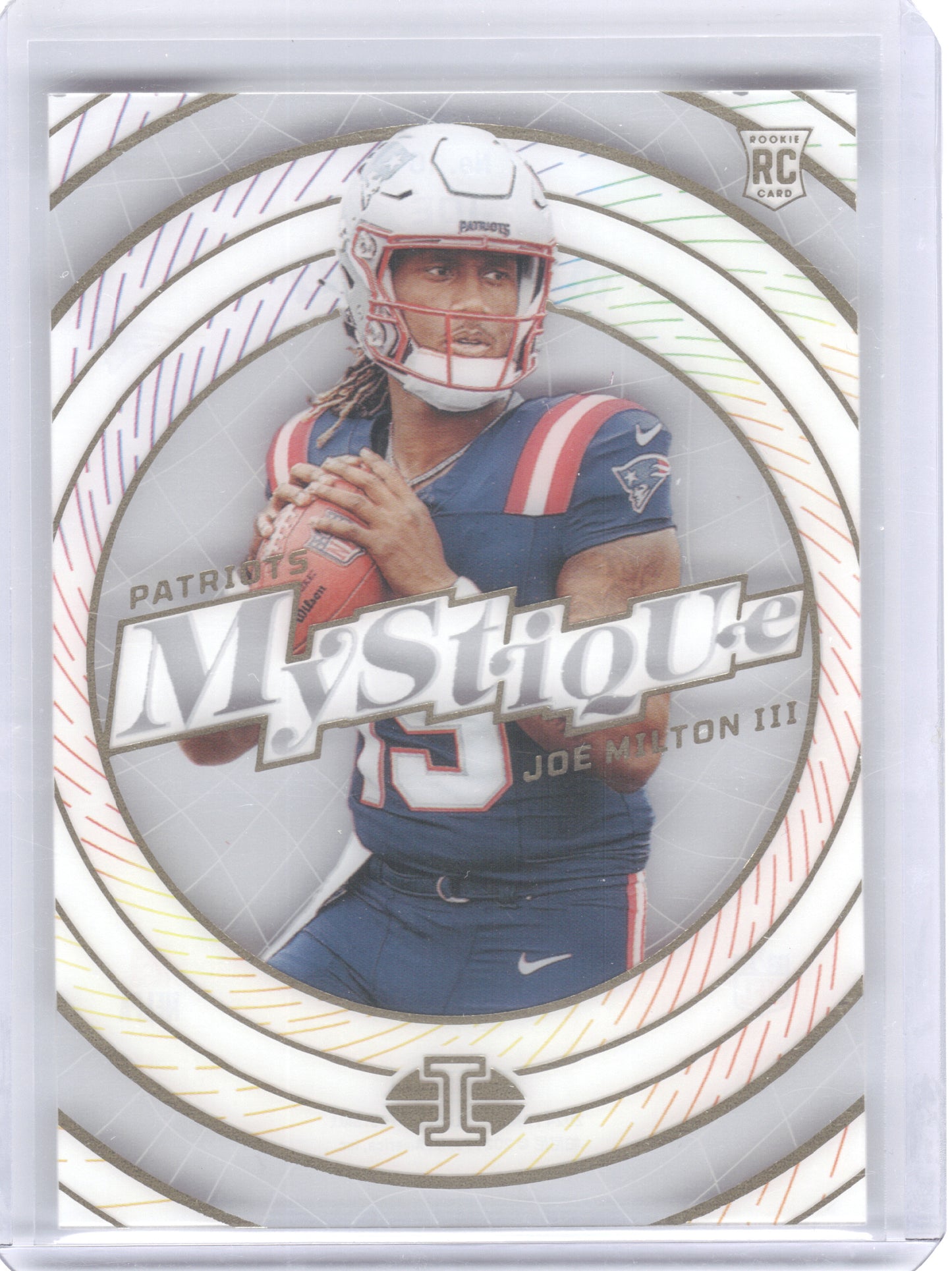 2024 Panini Illusions #10 Joe Milton III Mystique New England Patriots