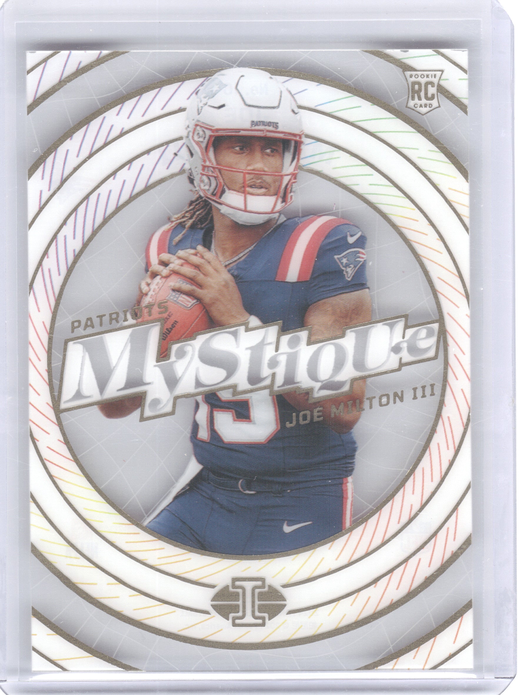 2024 Panini Illusions #10 Joe Milton III Mystique New England Patriots