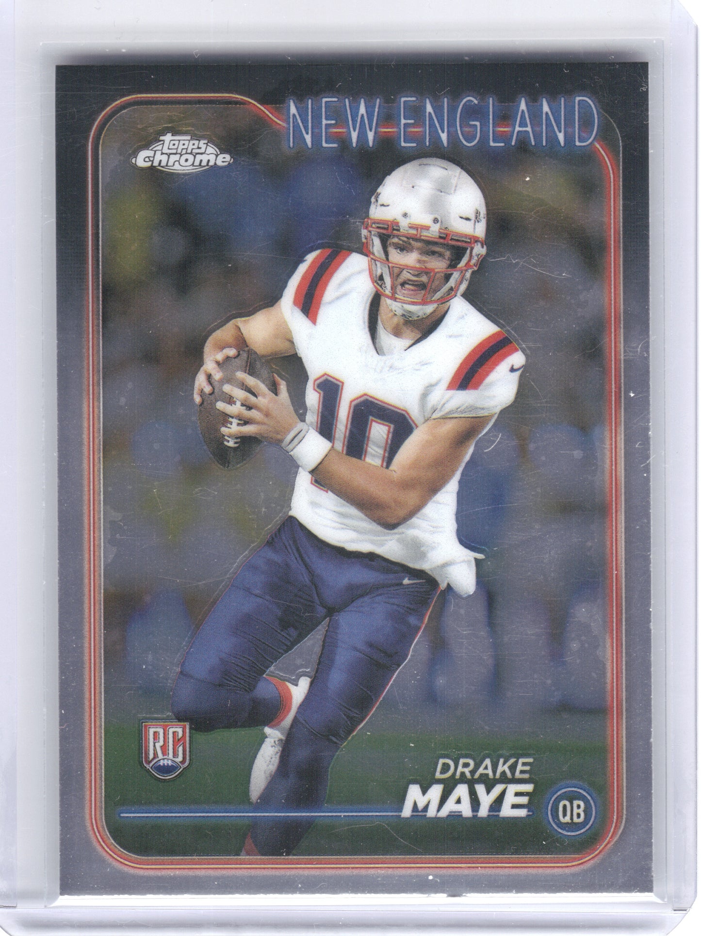 2024 Topps Chrome #203 Drake Maye New England Patriots RC