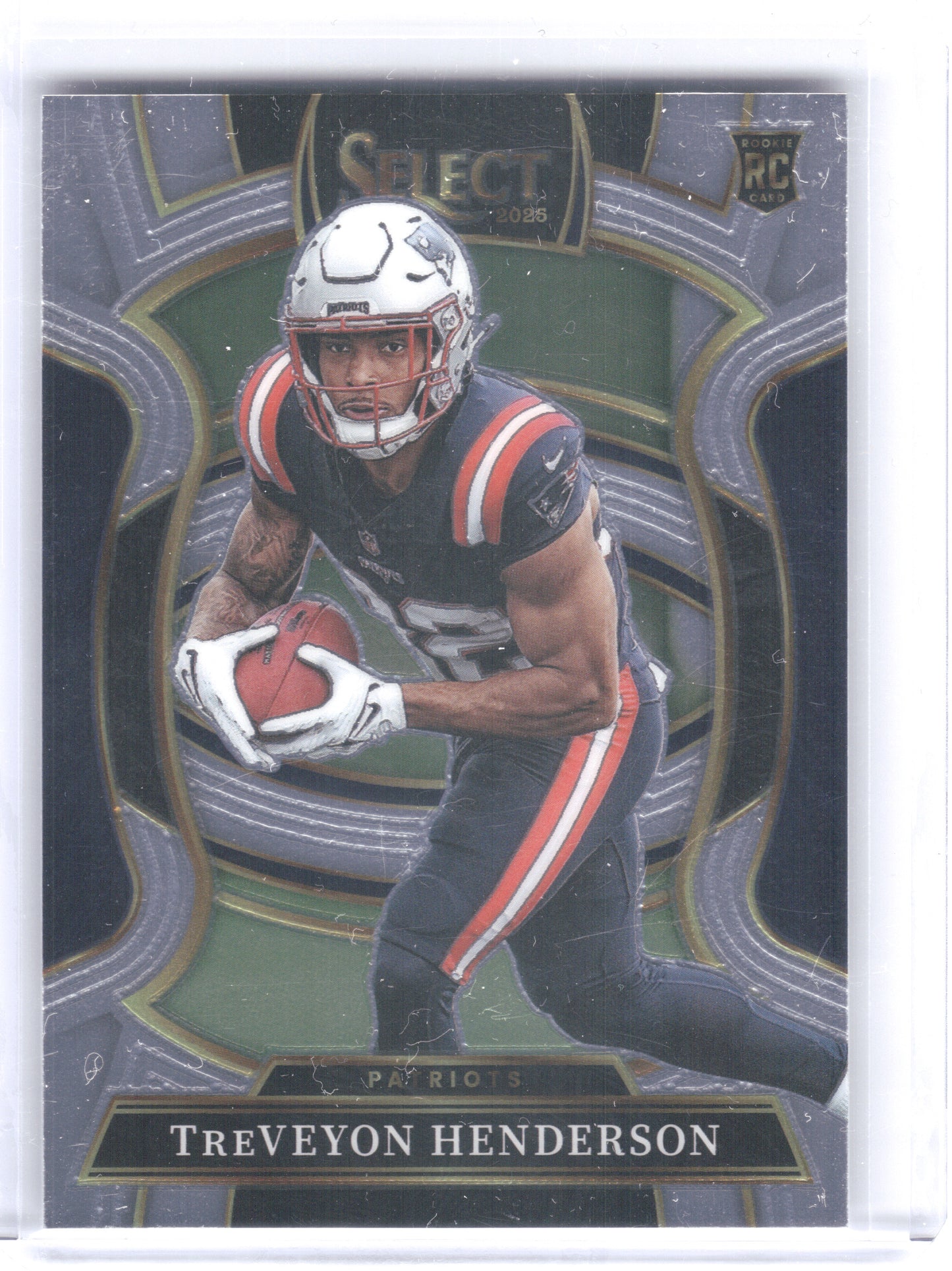 2025 Panini Select #78 TreVeyon Henderson New England Patriots RC