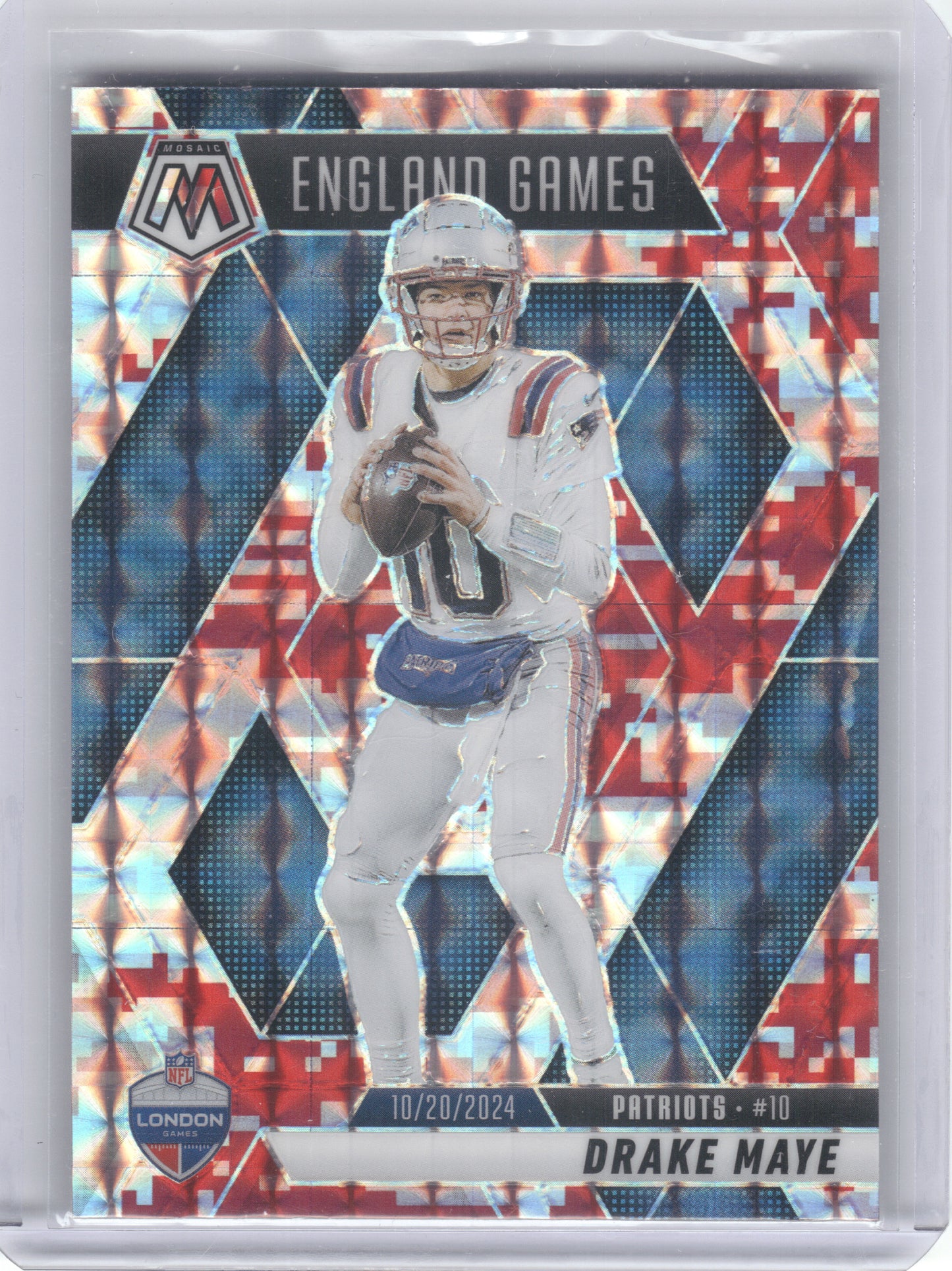 2025 Panini Mosaic #265 Jordan Love Mosaic Camo Red Green Bay Packers