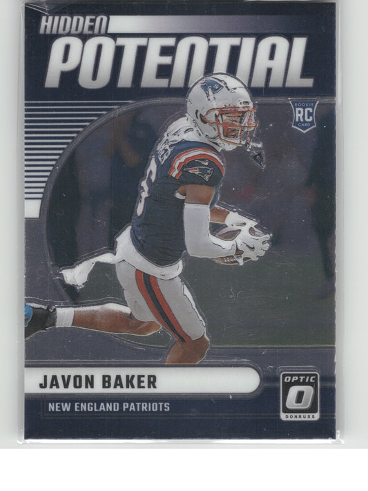 2024 Donruss Optic #17 Javon Baker Hidden Potential New England Patriots