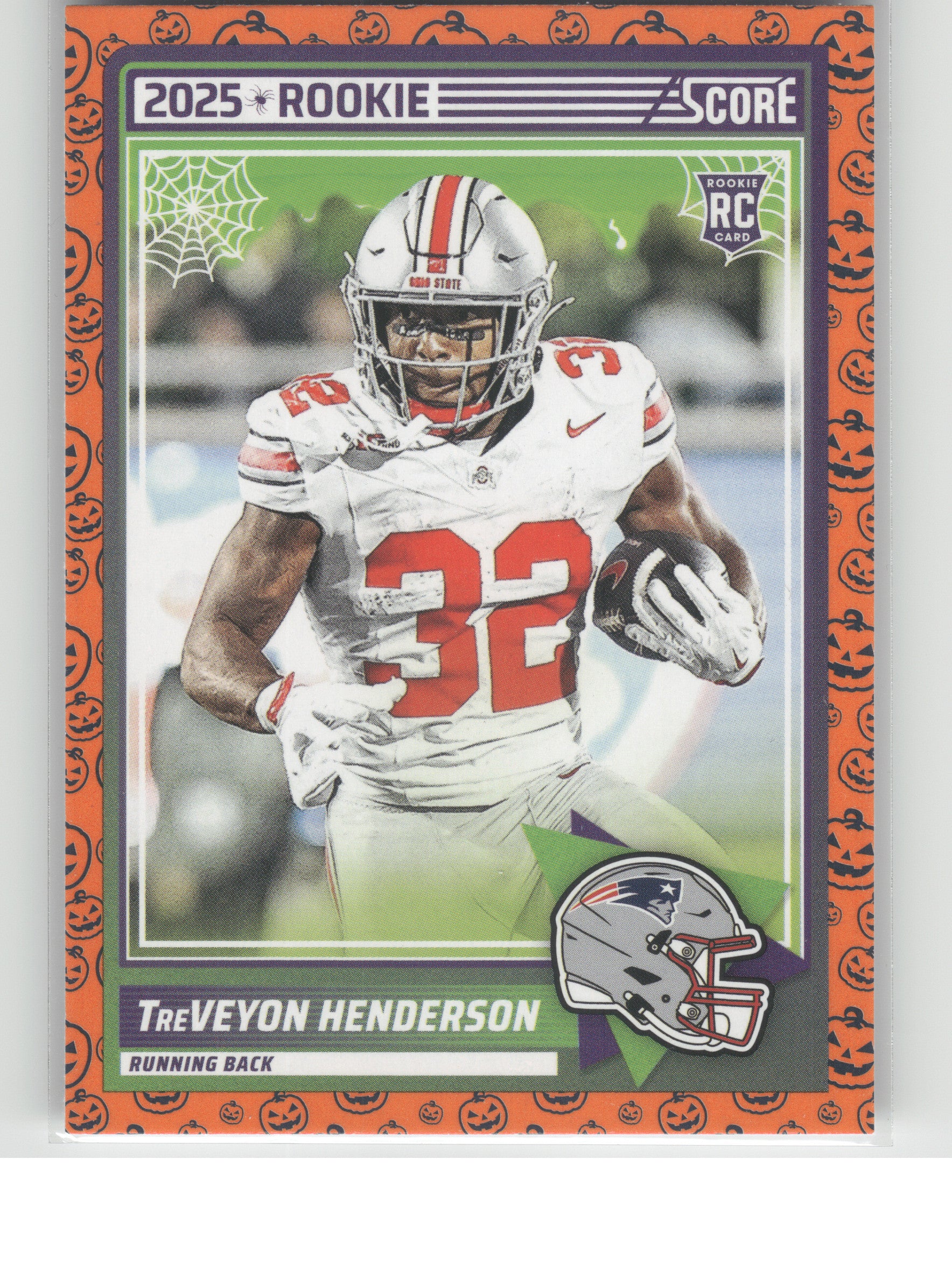 2025 Score-A-Treat #59 TreVeyon Henderson New England Patriots RC
