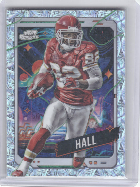 2024 Topps Chrome Cosmic #47 Dante Hall Nucleus Refractors Kansas City Chiefs