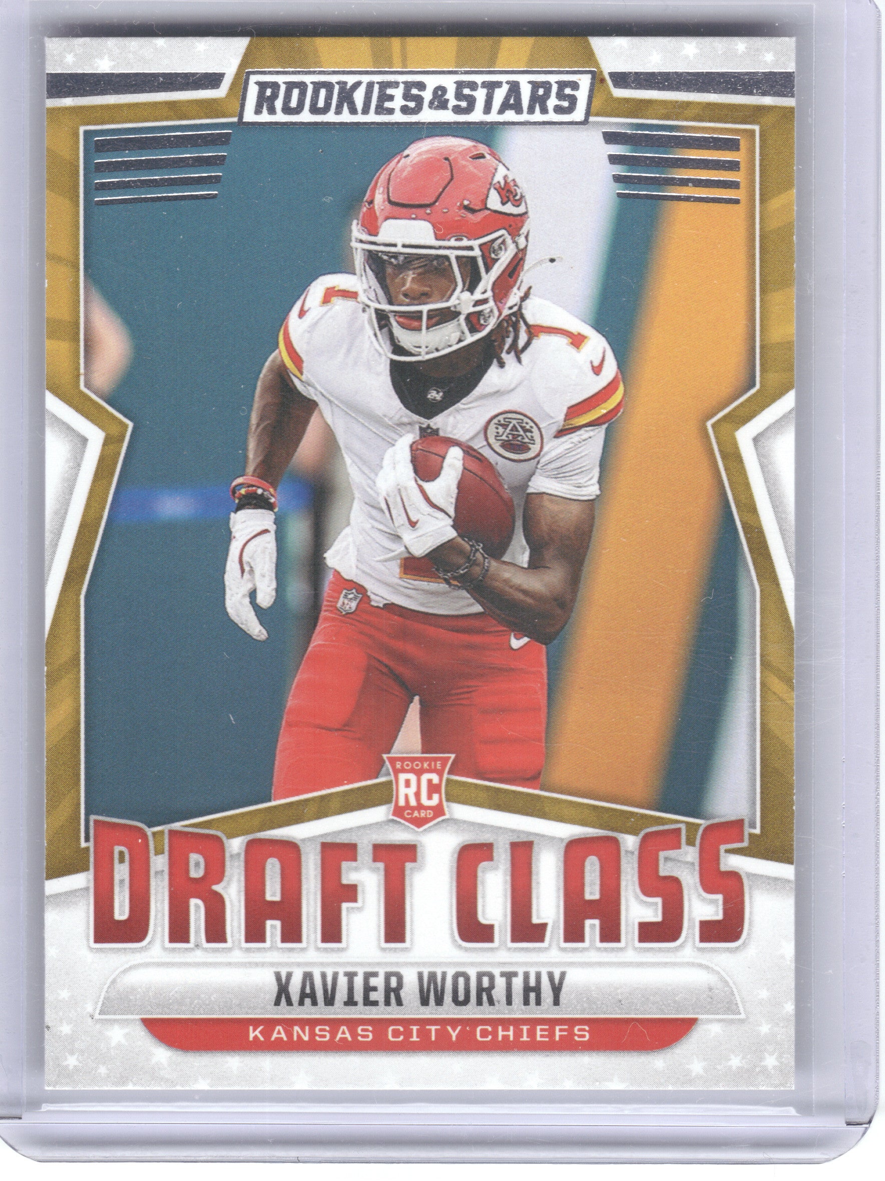 2024 Panini Rookies & Stars #DC-XWY Xavier Worthy Draft Class Kansas City Chiefs