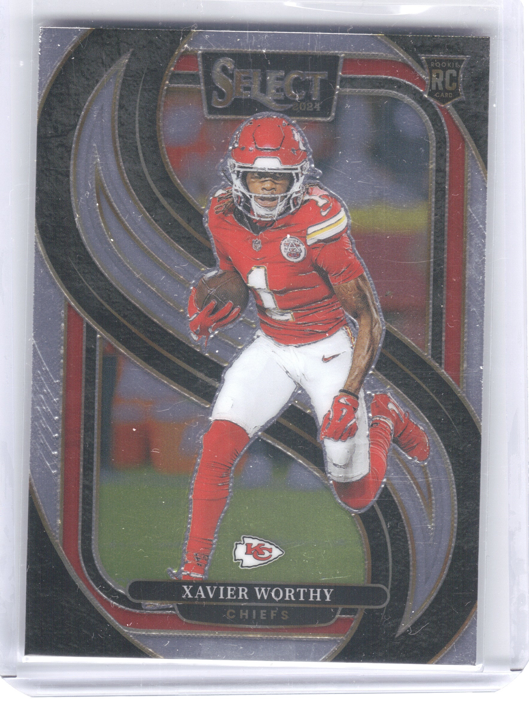 2024 Panini Select #119 Xavier Worthy Kansas City Chiefs RC