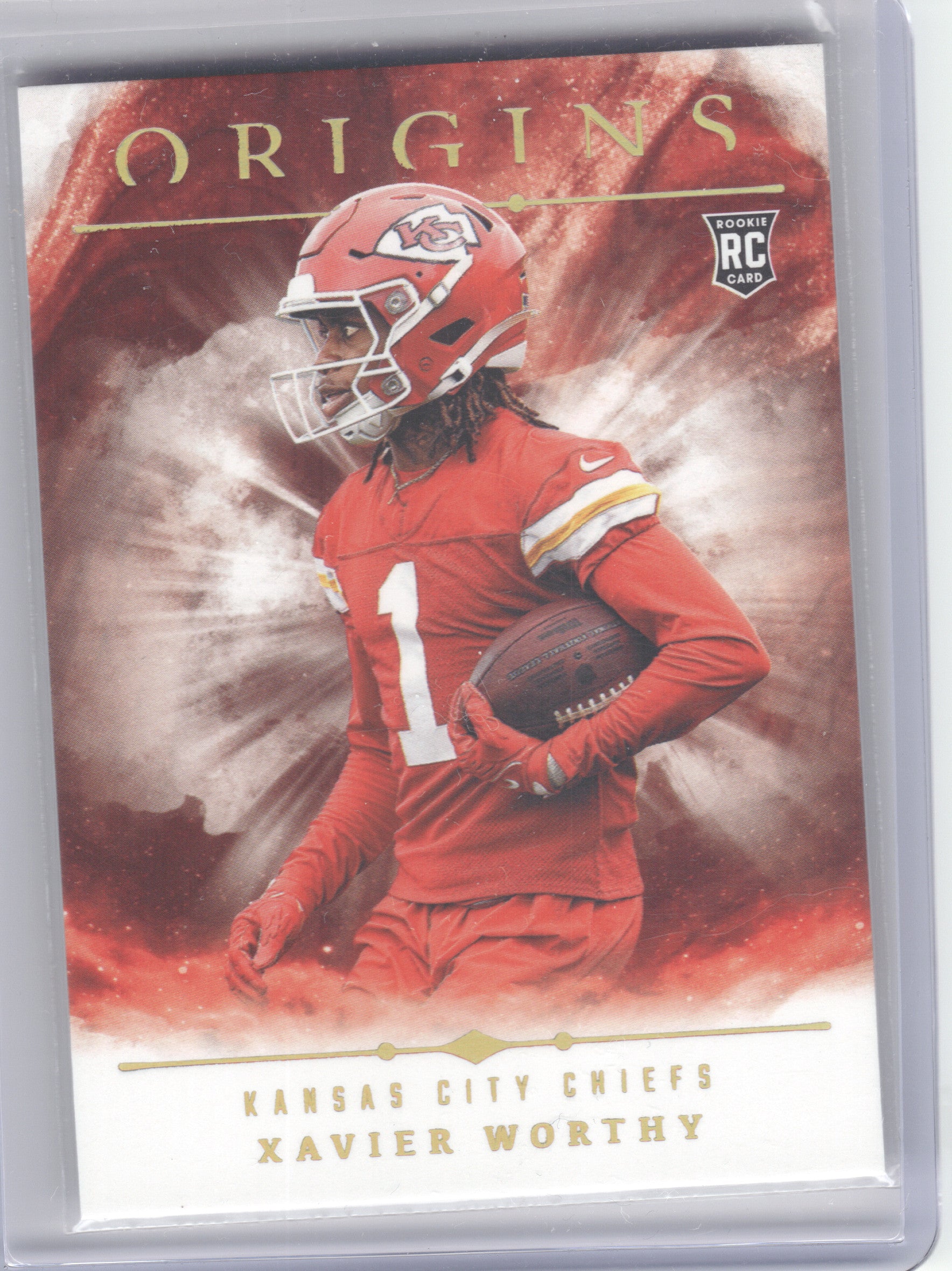 2024 Panini Origins #150 Xavier Worthy Kansas City Chiefs RC